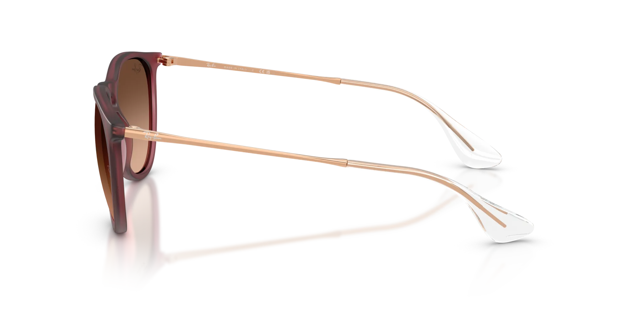 Ray - Ban RB4171 ERIKA 6815A5 Occhiali da sole Nylon Viola Rosa Pantos Normale Sfumato - immagine 4