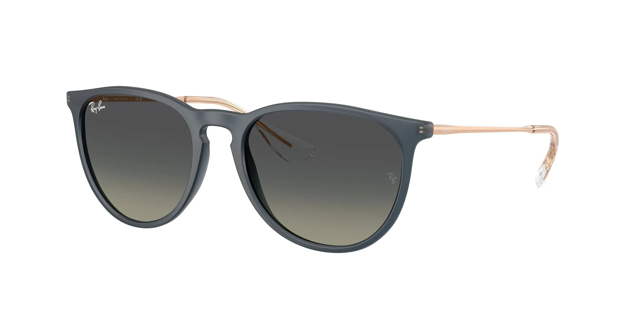 Ray - Ban RB4171 ERIKA 681311 Occhiali da sole Nylon Blu Grigio Pantos Normale Sfumato - immagine 1