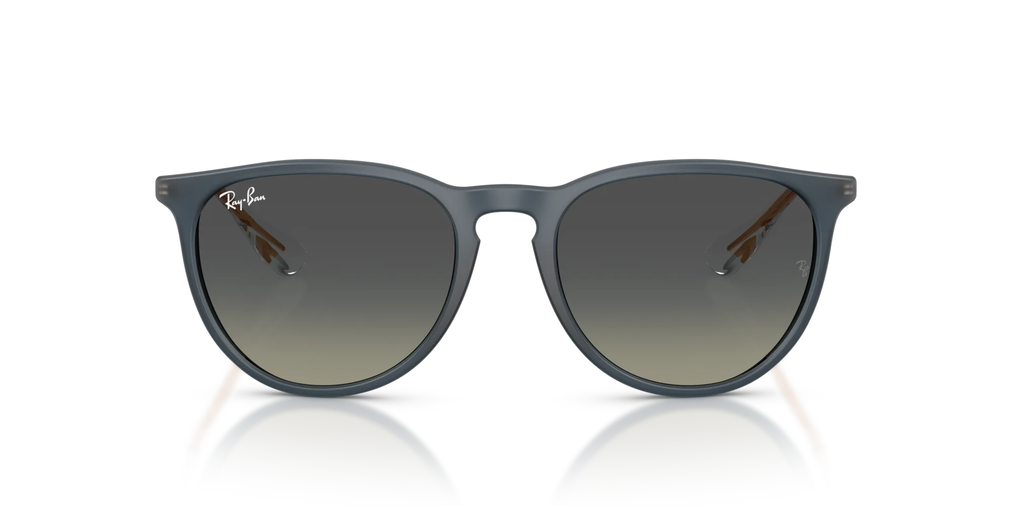 Ray - Ban RB4171 ERIKA 681311 Occhiali da sole Nylon Blu Grigio Pantos Normale Sfumato - immagine 3