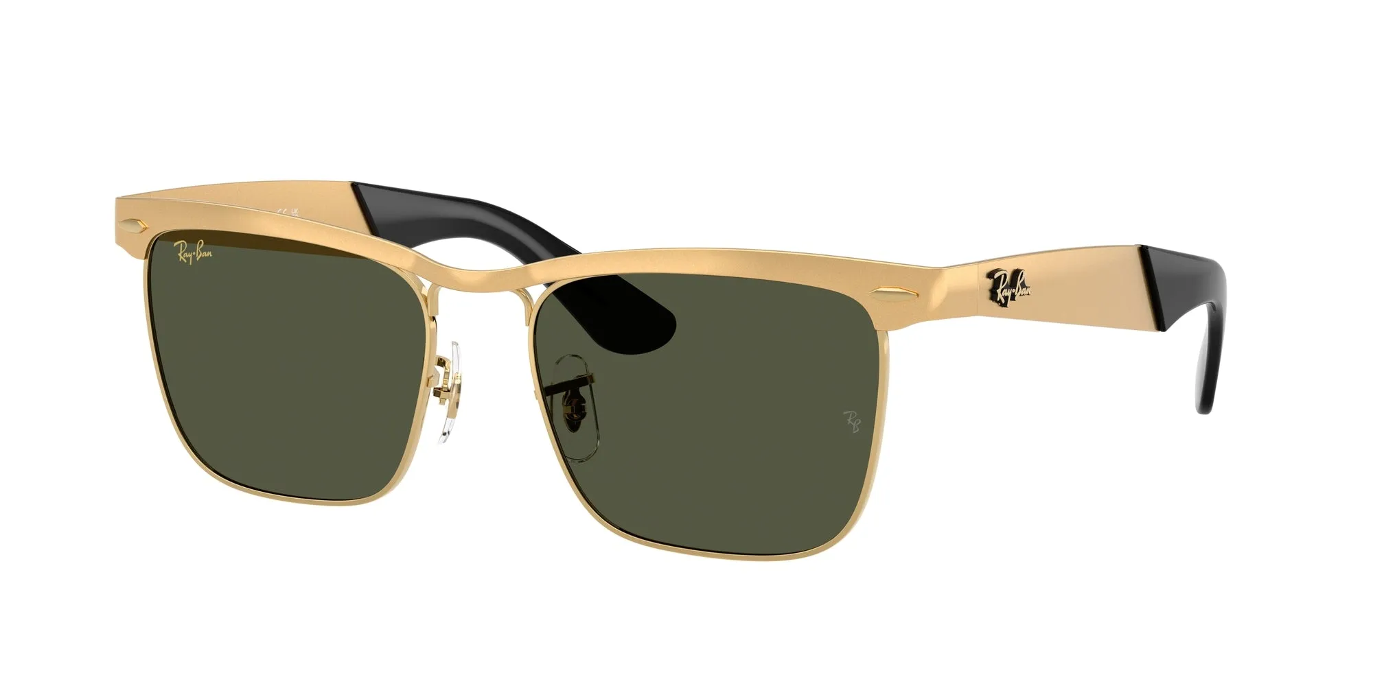 Ray - Ban RB3875 WAYFARER DELUXE 927633 Occhiali da sole Metallo Oro Verde Squadrata Normale - immagine 1