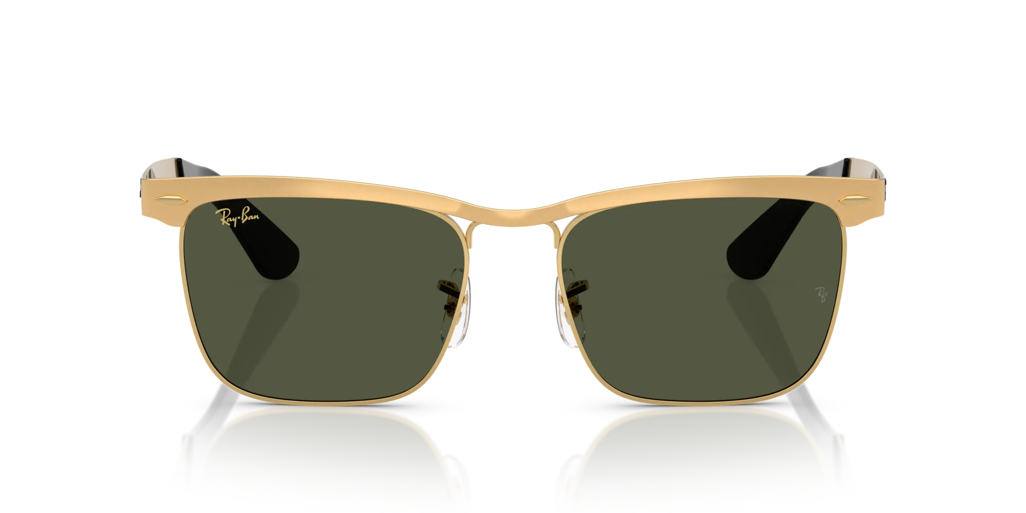 Ray - Ban RB3875 WAYFARER DELUXE 927633 Occhiali da sole Metallo Oro Verde Squadrata Normale - immagine 3