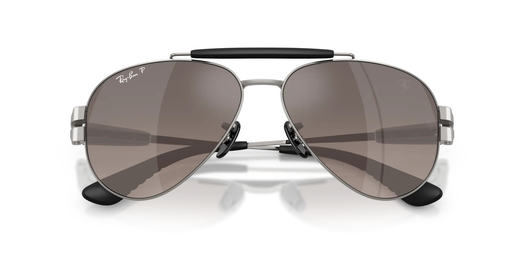 Ray - Ban RB3762M F1245J Occhiali da sole Metallo Grigio [""] Pantos Polarizzata - immagine 2