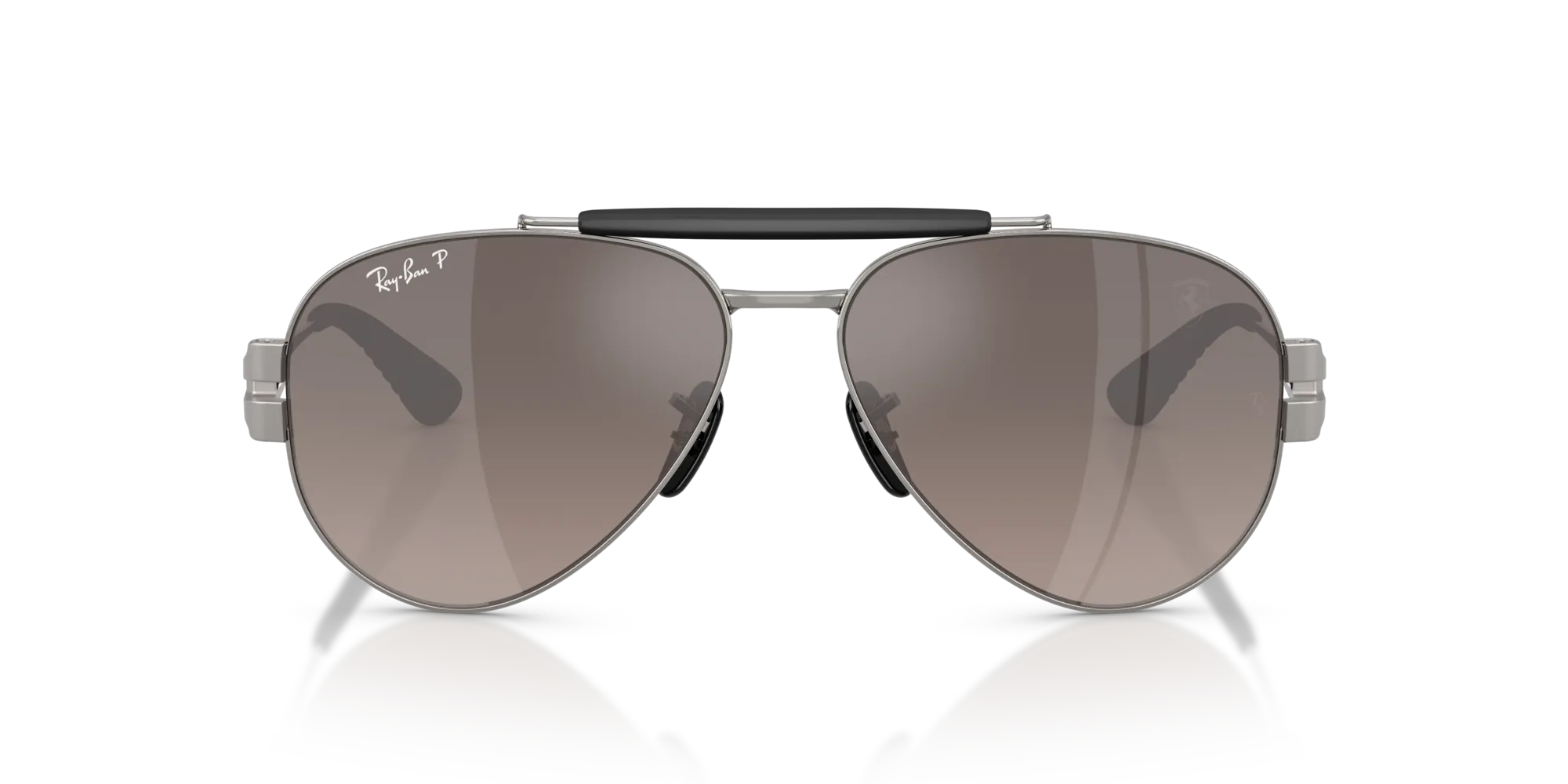 Ray - Ban RB3762M F1245J Occhiali da sole Metallo Grigio [""] Pantos Polarizzata - immagine 3