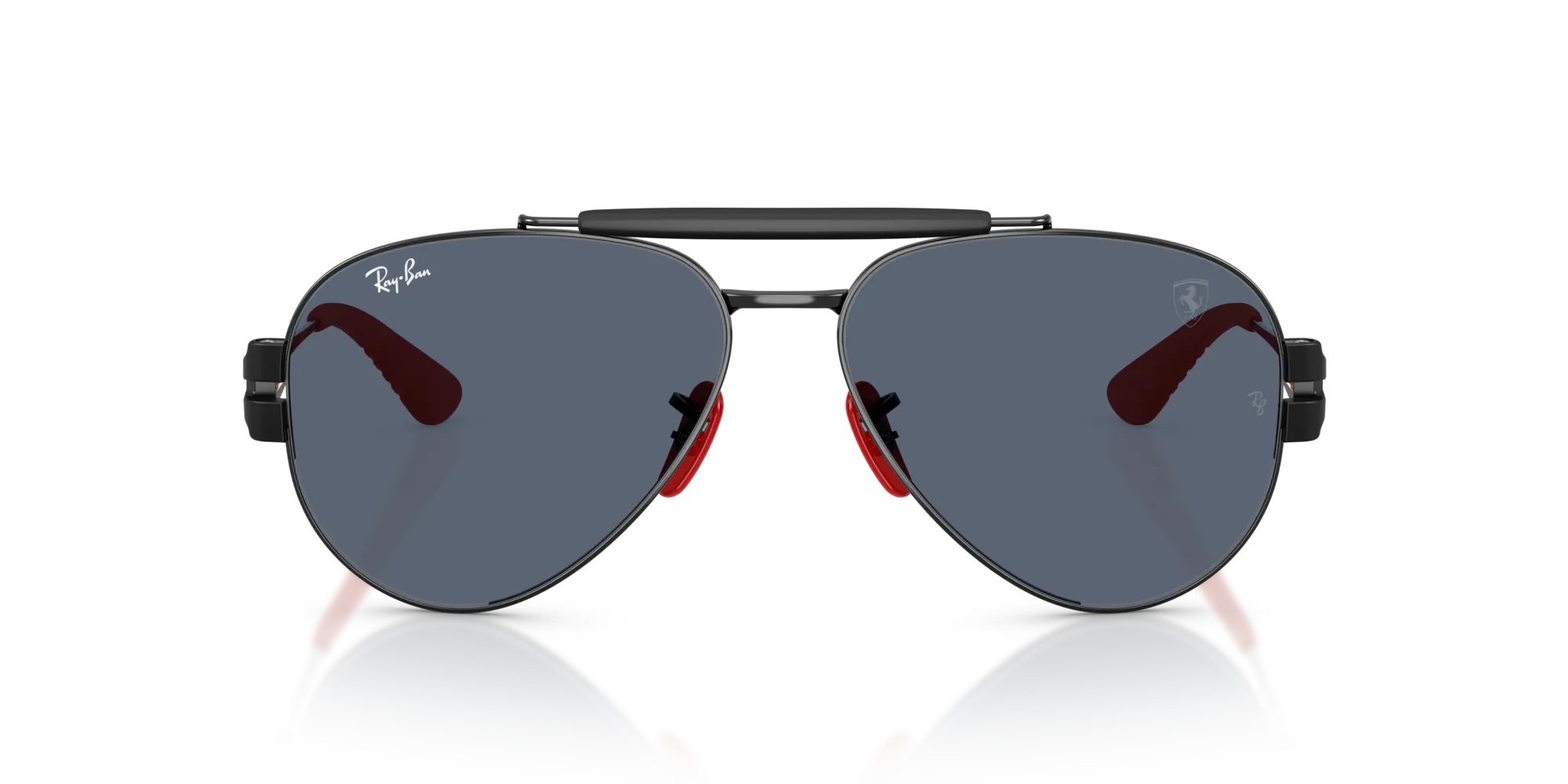 Ray - Ban RB3762M F00987 Occhiali da sole Metallo Nero Grigio Pantos Normale - immagine 3