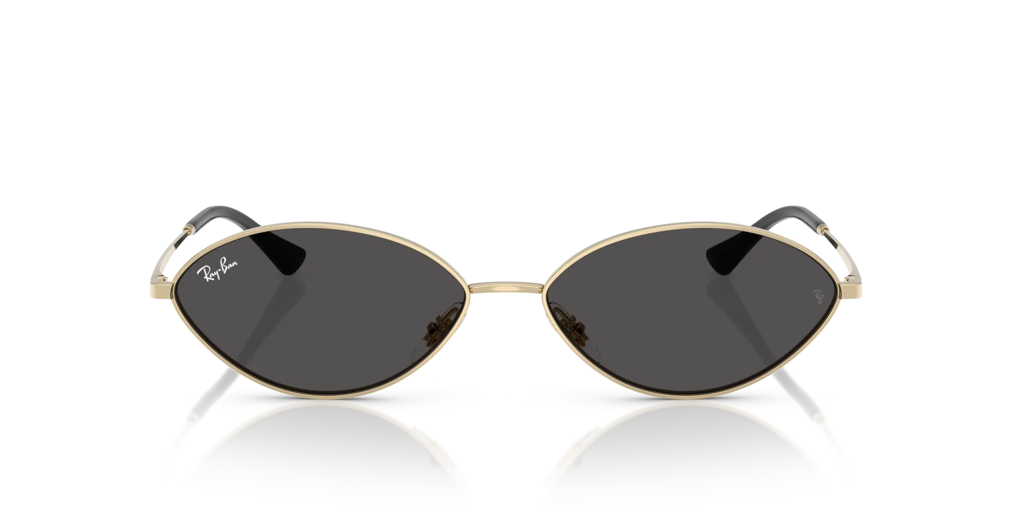 Ray - Ban RB3757 KAI 921387 Occhiali da sole Metallo Oro Grigio Rotonda Normale - immagine 3