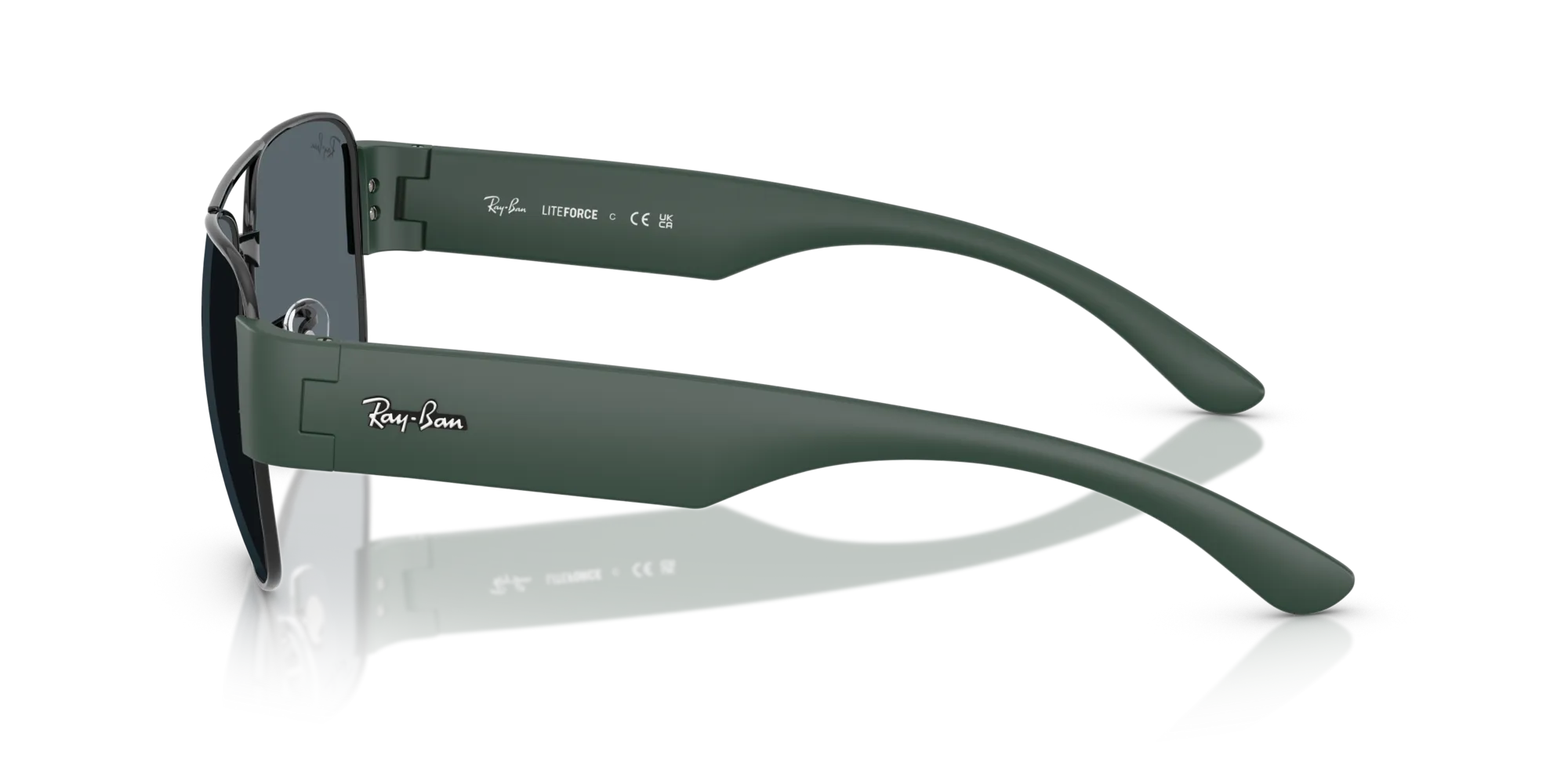 Ray - Ban RB3756 926931 Occhiali da sole Metallo Nero Verde Squadrata Normale - immagine 4
