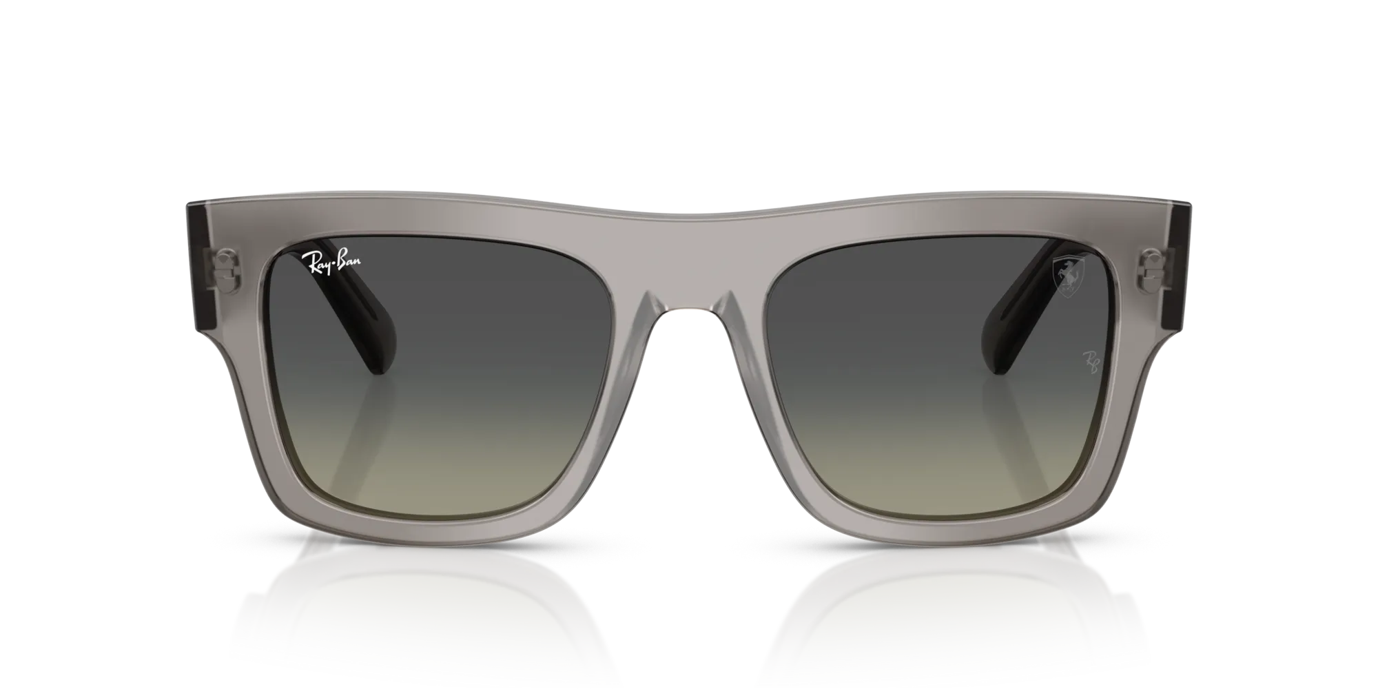 Ray - Ban RB2217M F70411 Occhiali da sole Acetato Grigio Grigio Squadrata Normale Sfumato - immagine 3