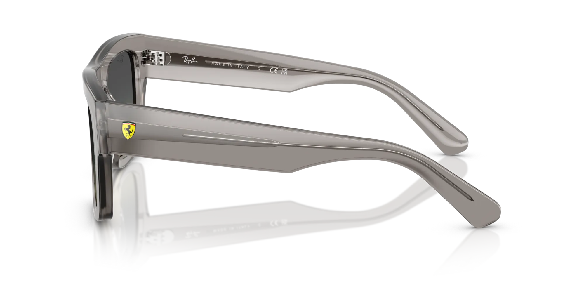 Ray - Ban RB2217M F70411 Occhiali da sole Acetato Grigio Grigio Squadrata Normale Sfumato - immagine 4