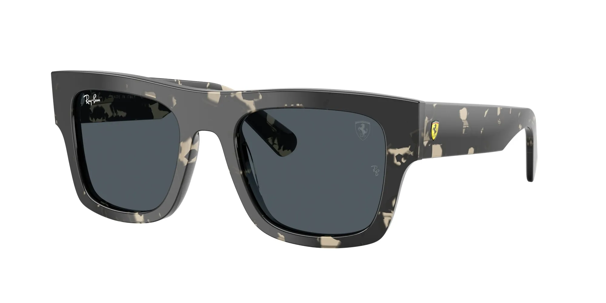 Ray - Ban RB2217M F70387 Occhiali da sole Acetato Tartaruga Grigio Squadrata Normale - immagine 1