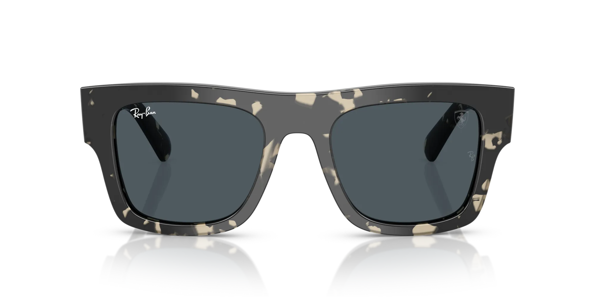 Ray - Ban RB2217M F70387 Occhiali da sole Acetato Tartaruga Grigio Squadrata Normale - immagine 3