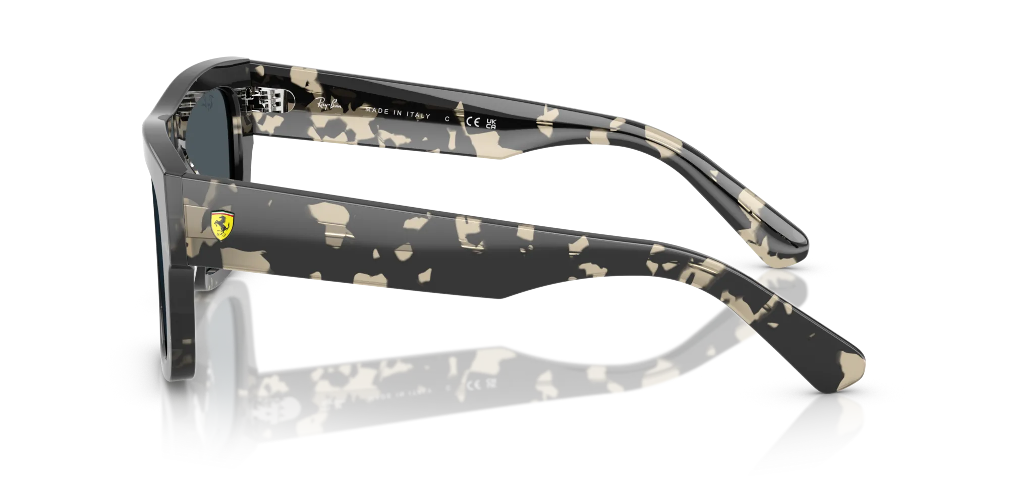 Ray - Ban RB2217M F70387 Occhiali da sole Acetato Tartaruga Grigio Squadrata Normale - immagine 4
