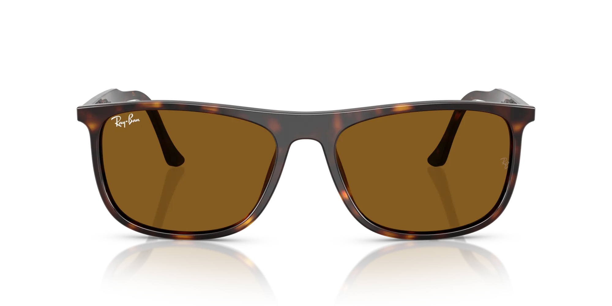 Ray - Ban RB2216 902/33 Occhiali da sole Acetato Tartaruga Marrone Squadrata Normale - immagine 3