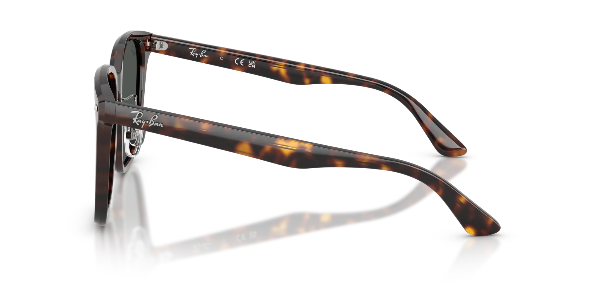 Ray - Ban RB2206D 710/87 Occhiali da sole Acetato Tartaruga Grigio Squadrata Normale - immagine 4
