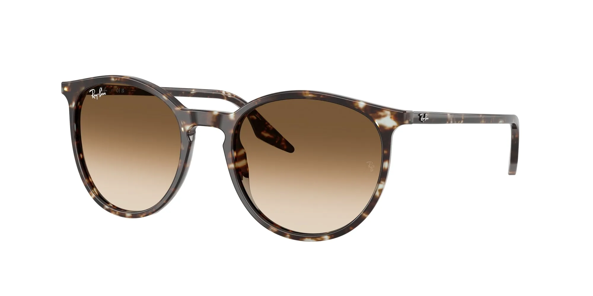 Ray - Ban RB2204 143151 Occhiali da sole Acetato Giallo Marrone Pantos Normale Sfumato - immagine 1