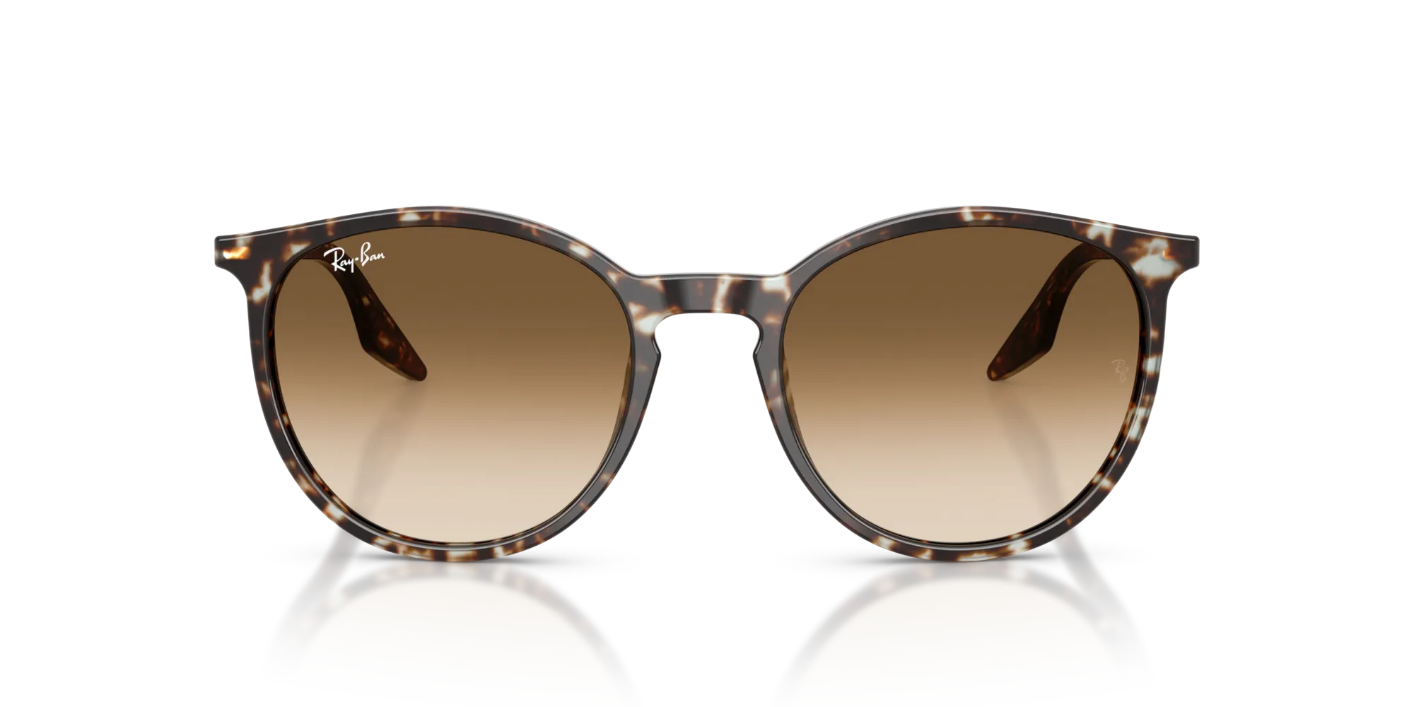 Ray - Ban RB2204 143151 Occhiali da sole Acetato Giallo Marrone Pantos Normale Sfumato - immagine 3