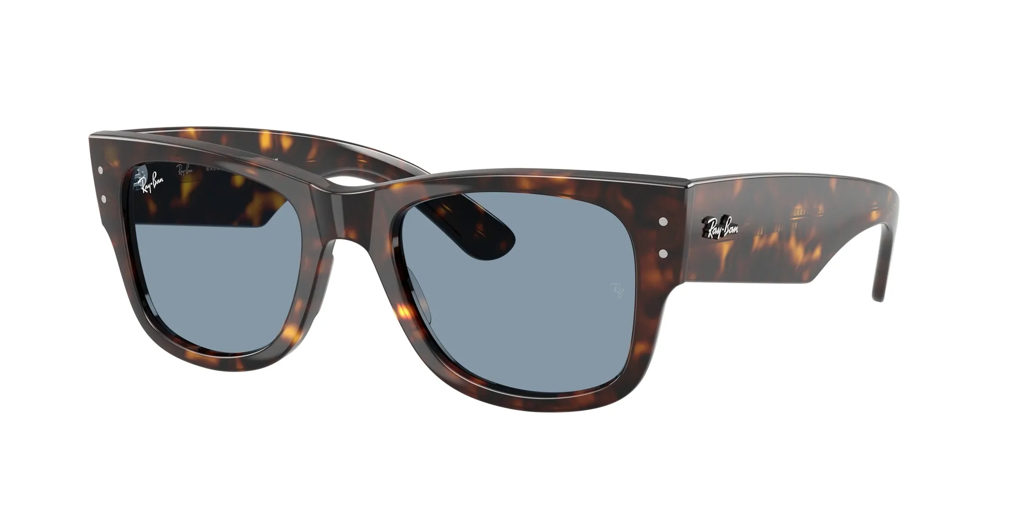 Ray - Ban RB0840S MEGA WAYFARER 902/56 Occhiali da sole Acetato Tartaruga Blu Squadrata Normale - immagine 1
