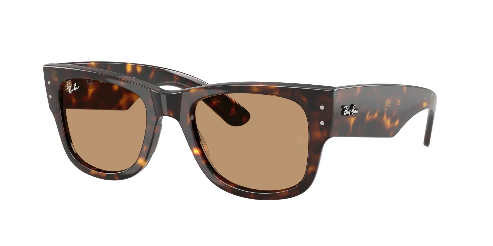 Ray - Ban RB0840S MEGA WAYFARER 902/53 Occhiali da sole Acetato Tartaruga Marrone Squadrata Normale - immagine 1