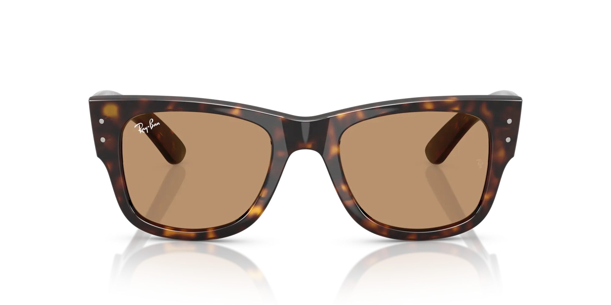 Ray - Ban RB0840S MEGA WAYFARER 902/53 Occhiali da sole Acetato Tartaruga Marrone Squadrata Normale - immagine 3