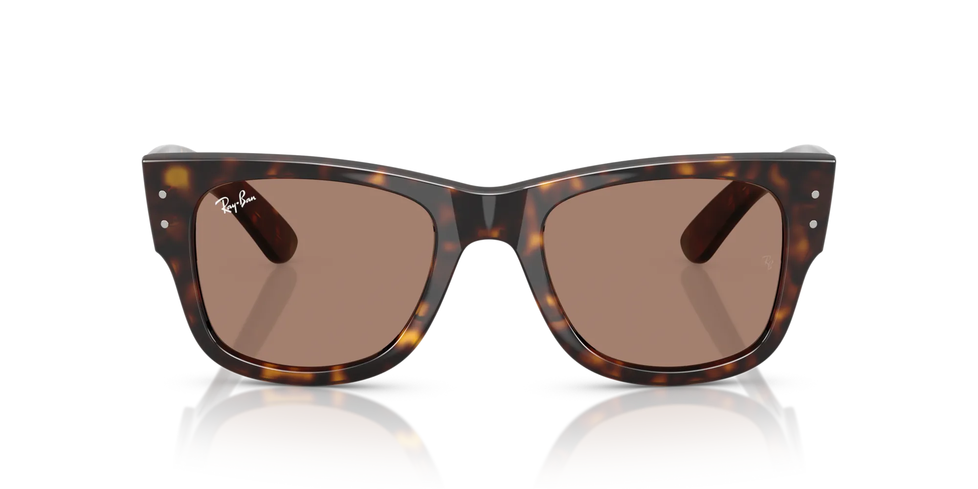 Ray - Ban RB0840S MEGA WAYFARER 902/1A Occhiali da sole Acetato Tartaruga Viola Squadrata Normale - immagine 3