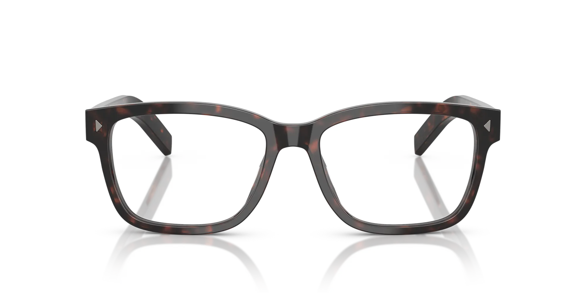 Prada PR B10V 17N1O1 Montature da vista Acetato Tartaruga Squadrata Normale - immagine 3
