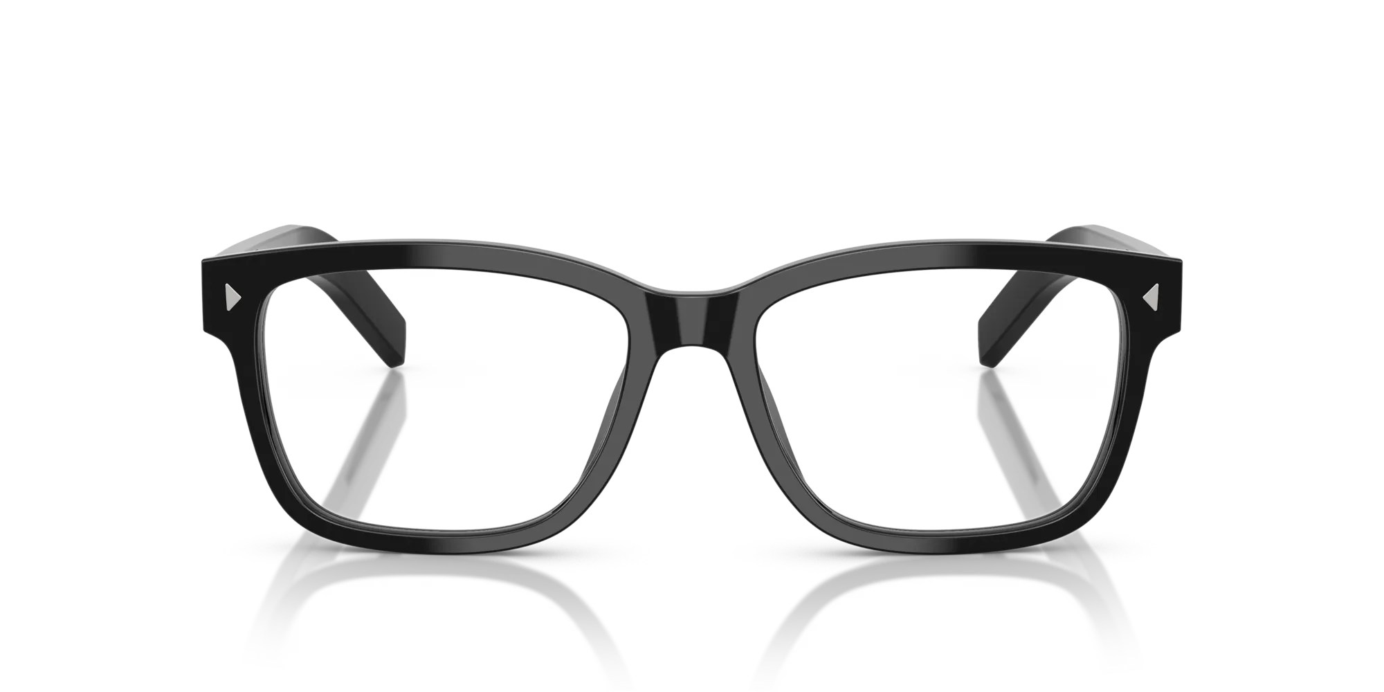 Prada PR B10V 16K1O1 Montature da vista Acetato Nero Squadrata Normale - immagine 3