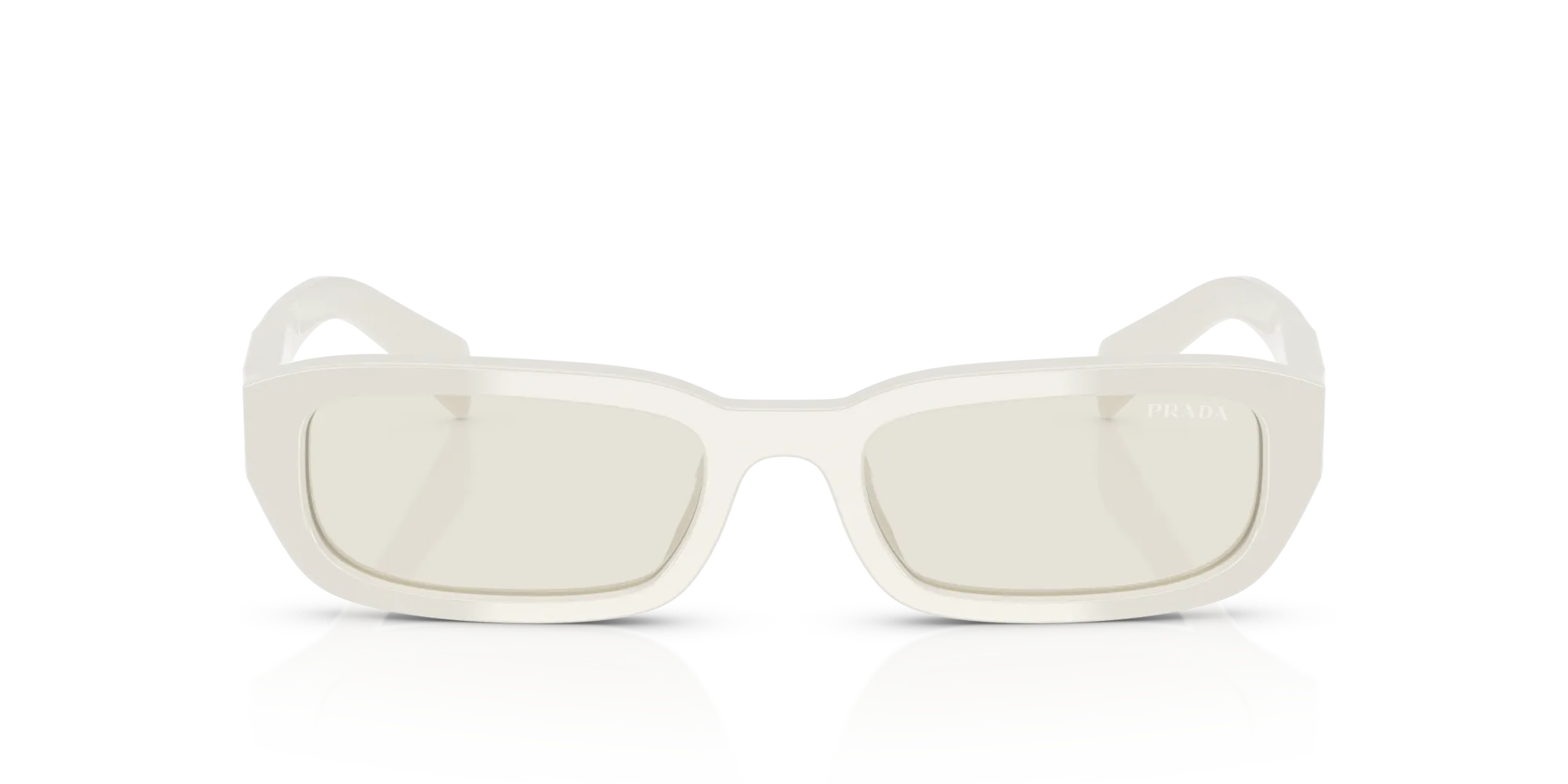Prada PR B06S 26A40I Occhiali da sole Acetato Grigio Grigio Squadrata Normale - immagine 3