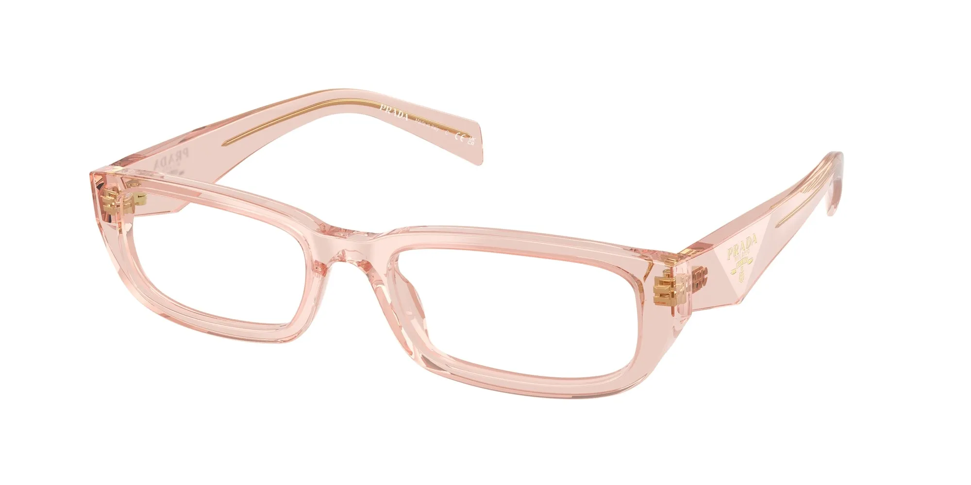 Prada PR B05V 19Q1O1 Montature da vista Acetato Rosa Squadrata Normale - immagine 1