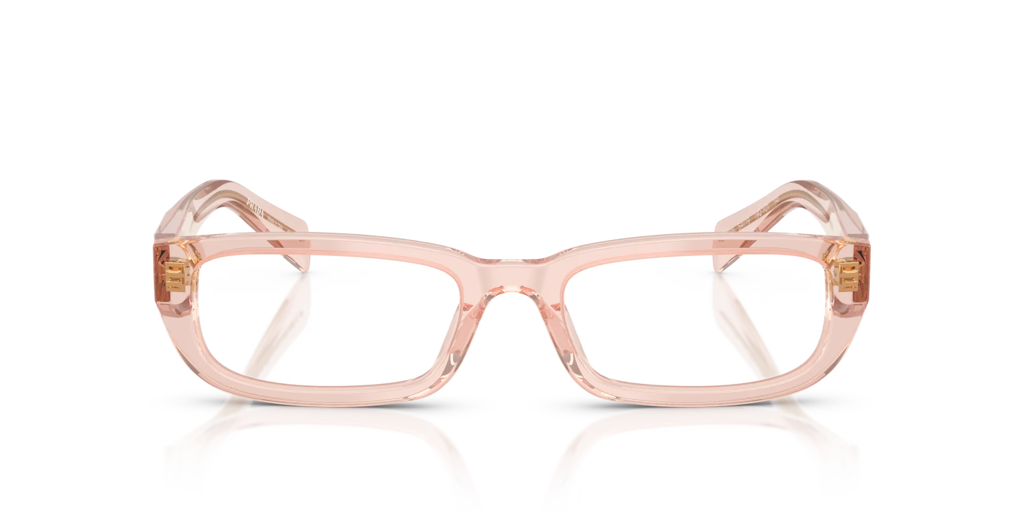 Prada PR B05V 19Q1O1 Montature da vista Acetato Rosa Squadrata Normale - immagine 3