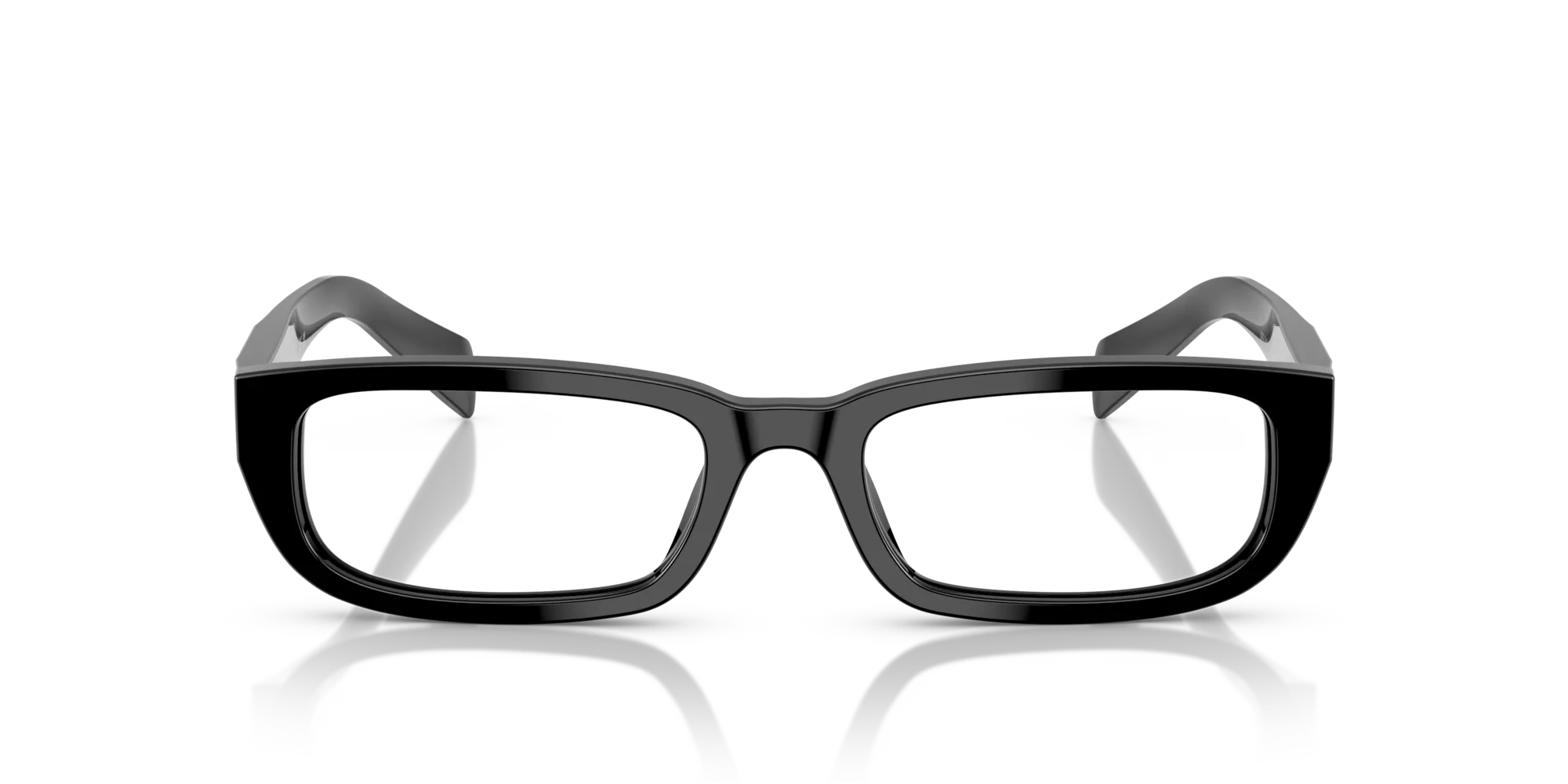 Prada PR B05V 16K1O1 Montature da vista Acetato Nero Squadrata Normale - immagine 3