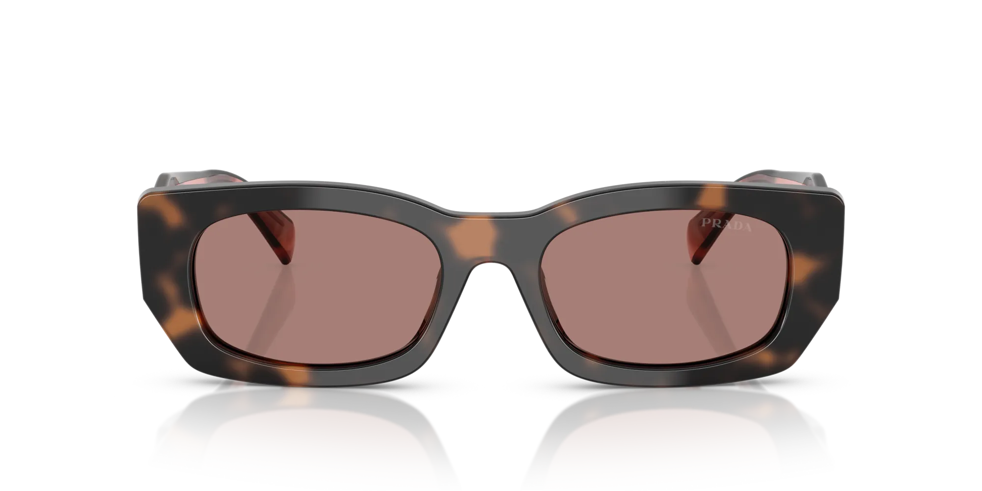 Prada PR B05S 23A60B Occhiali da sole Acetato Tartaruga Marrone Pillow Normale - immagine 3