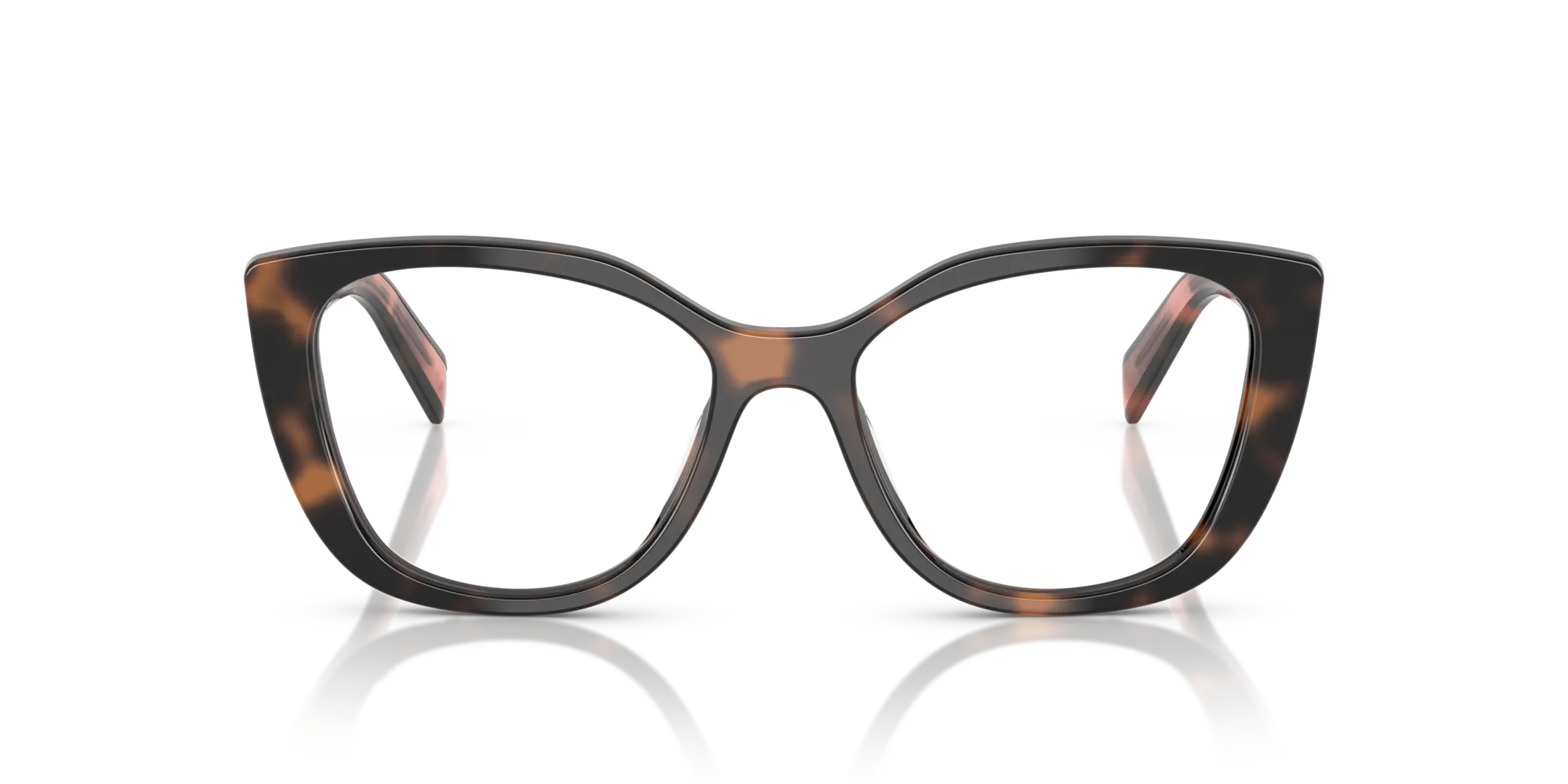 Prada PR B04V 23A1O1 Montature da vista Acetato Tartaruga Cat Eye Normale - immagine 3