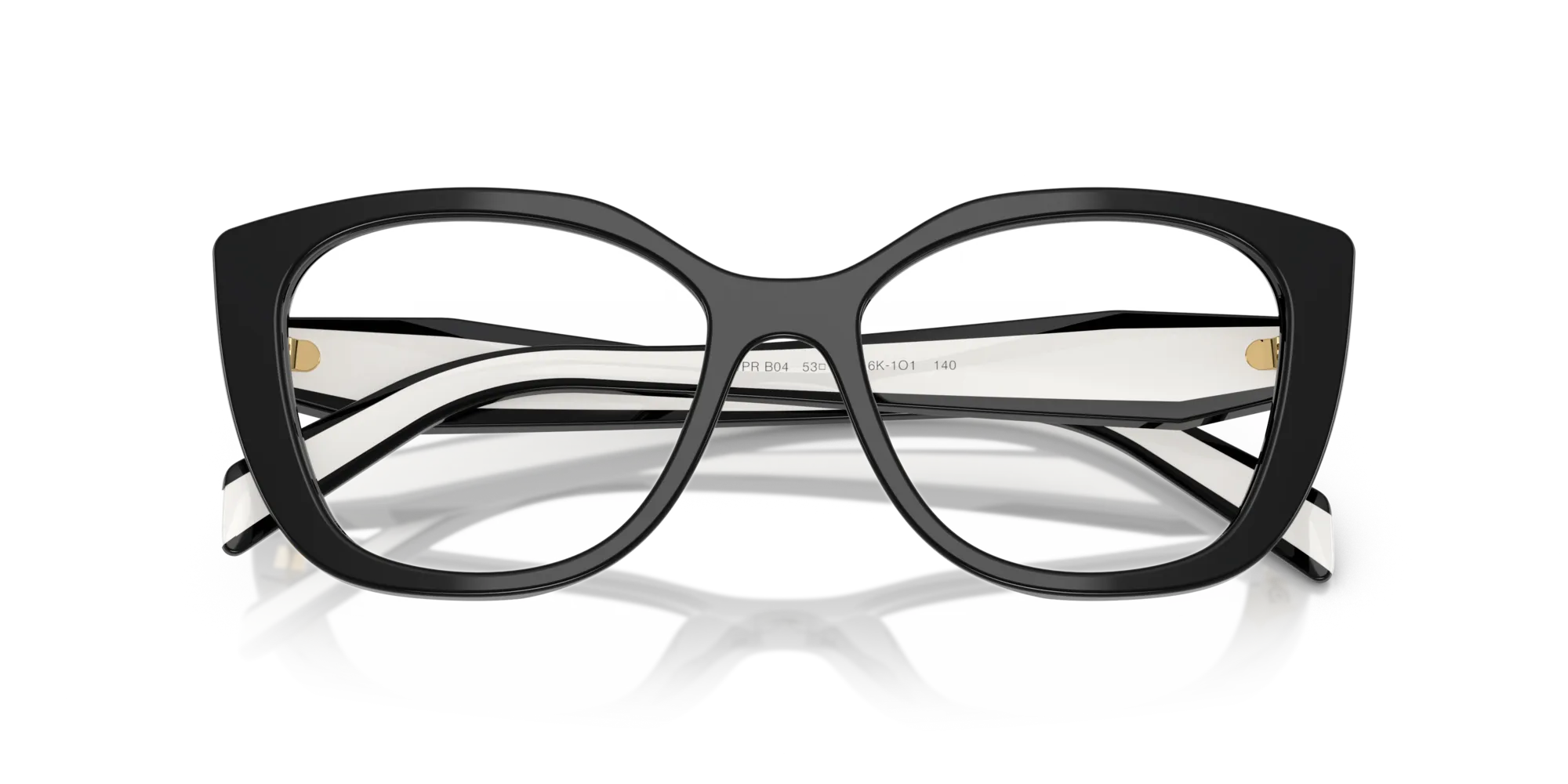 Prada PR B04V 16K1O1 Montature da vista Acetato Nero Cat Eye Normale - immagine 2