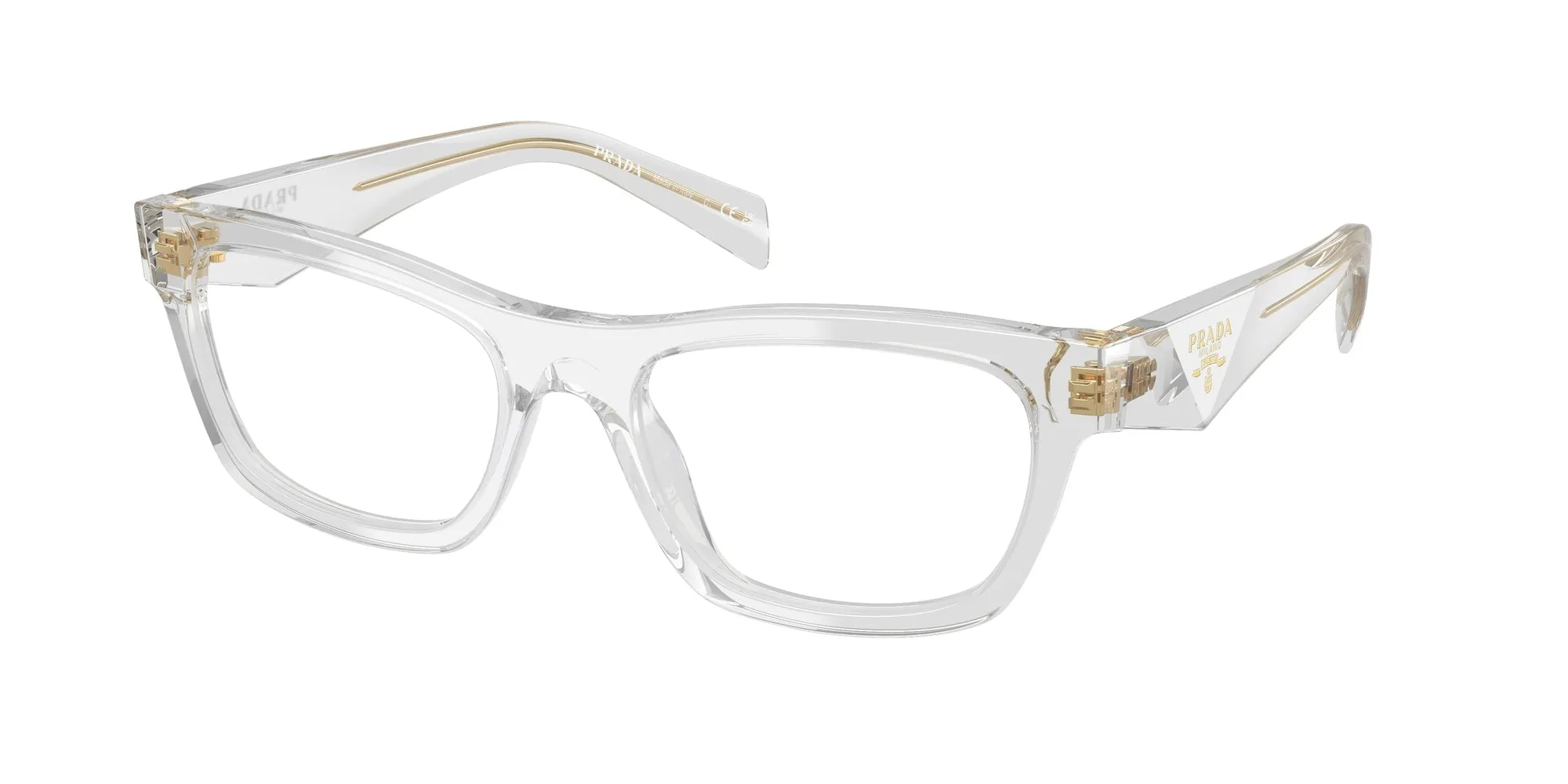 Prada PR B01V 12R1O1 Montature da vista Acetato Havana Farfalla Normale - immagine 1