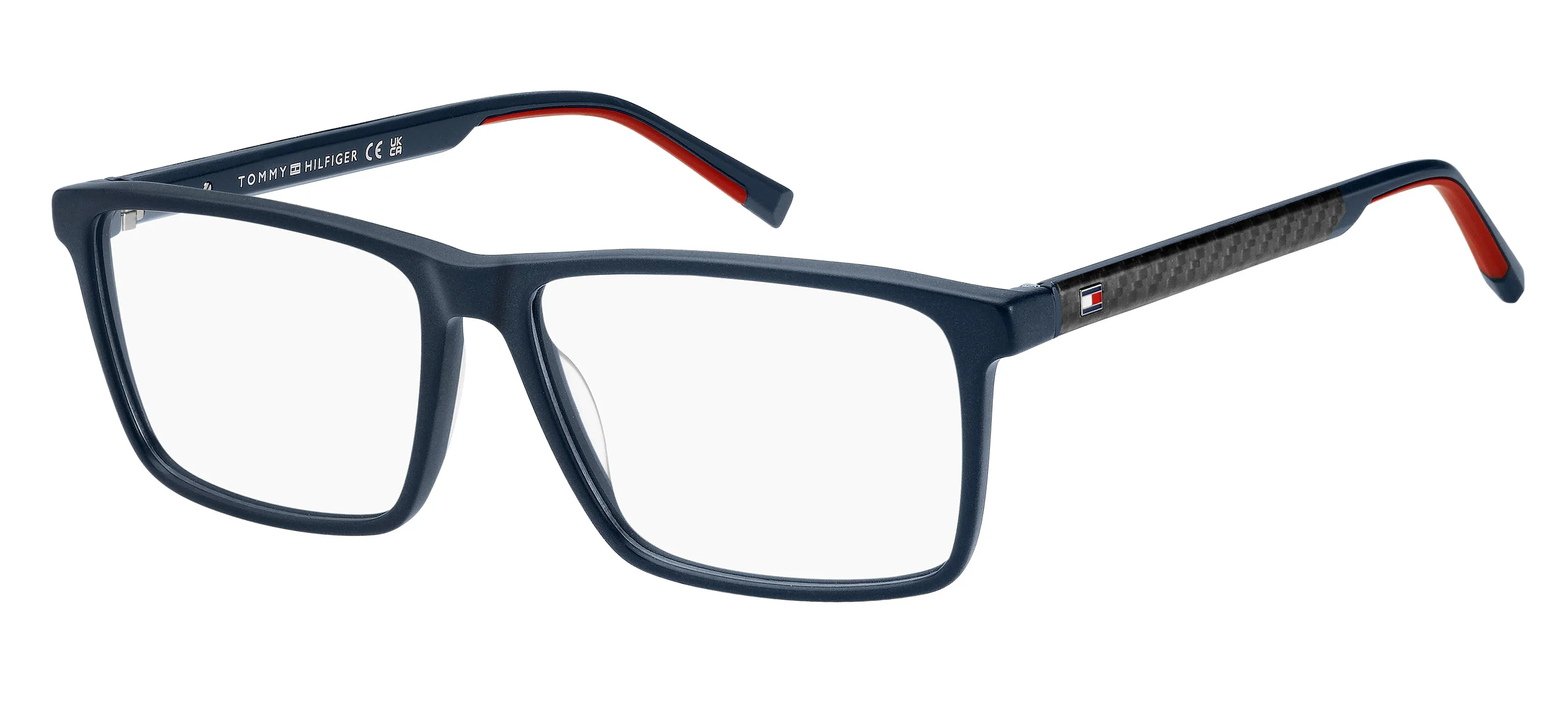 Tommy Hilfiger TH 2198 PJP Montature da vista Acetato Blu Squadrata Normale - immagine 1