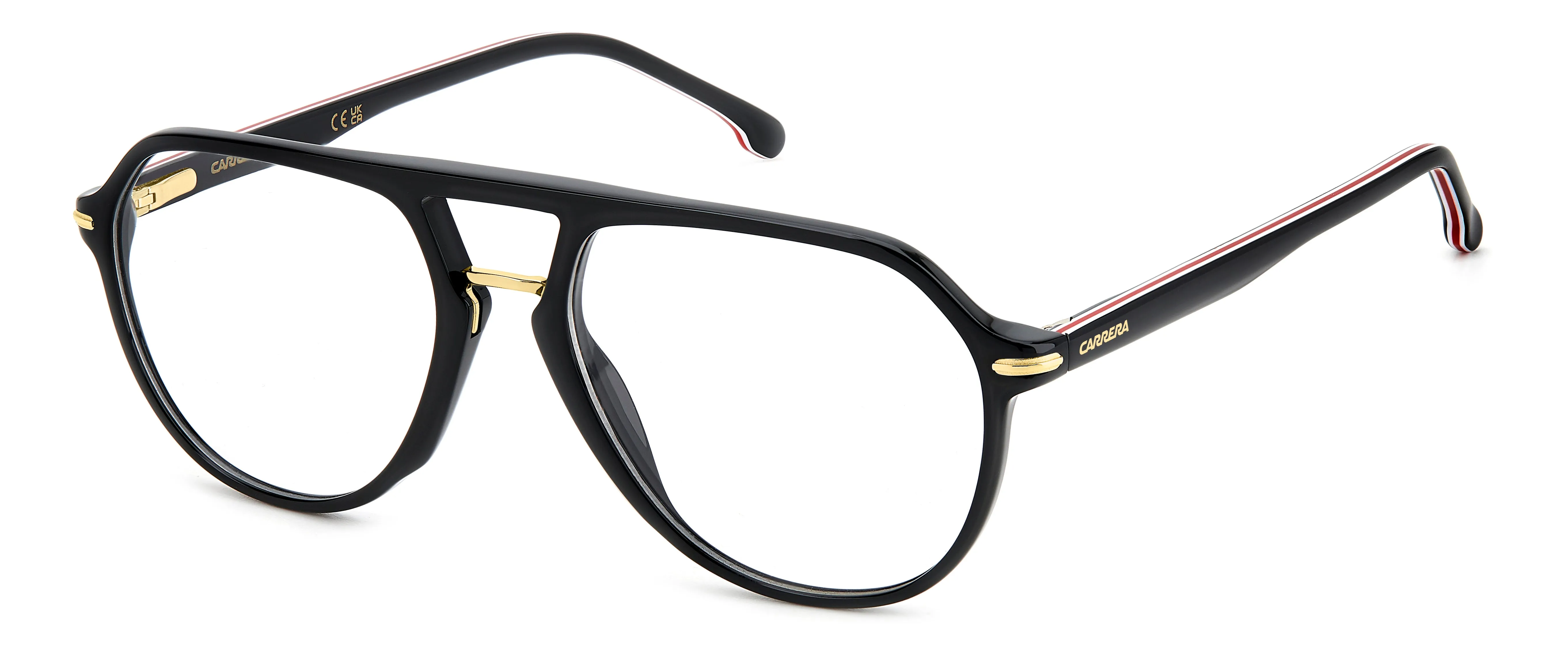 Carrera CARRERA 345 2M2 Montature da vista Acetato Nero Pilot Normale - immagine 1