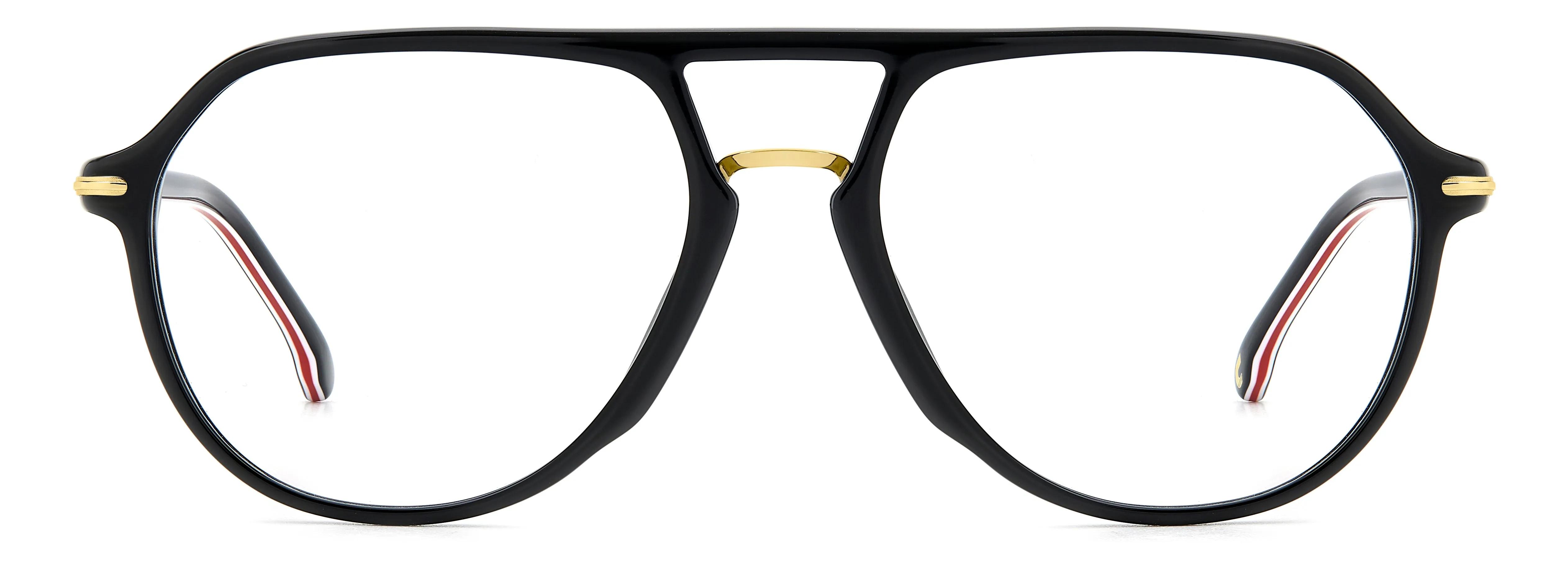 Carrera CARRERA 345 2M2 Montature da vista Acetato Nero Pilot Normale - immagine 2