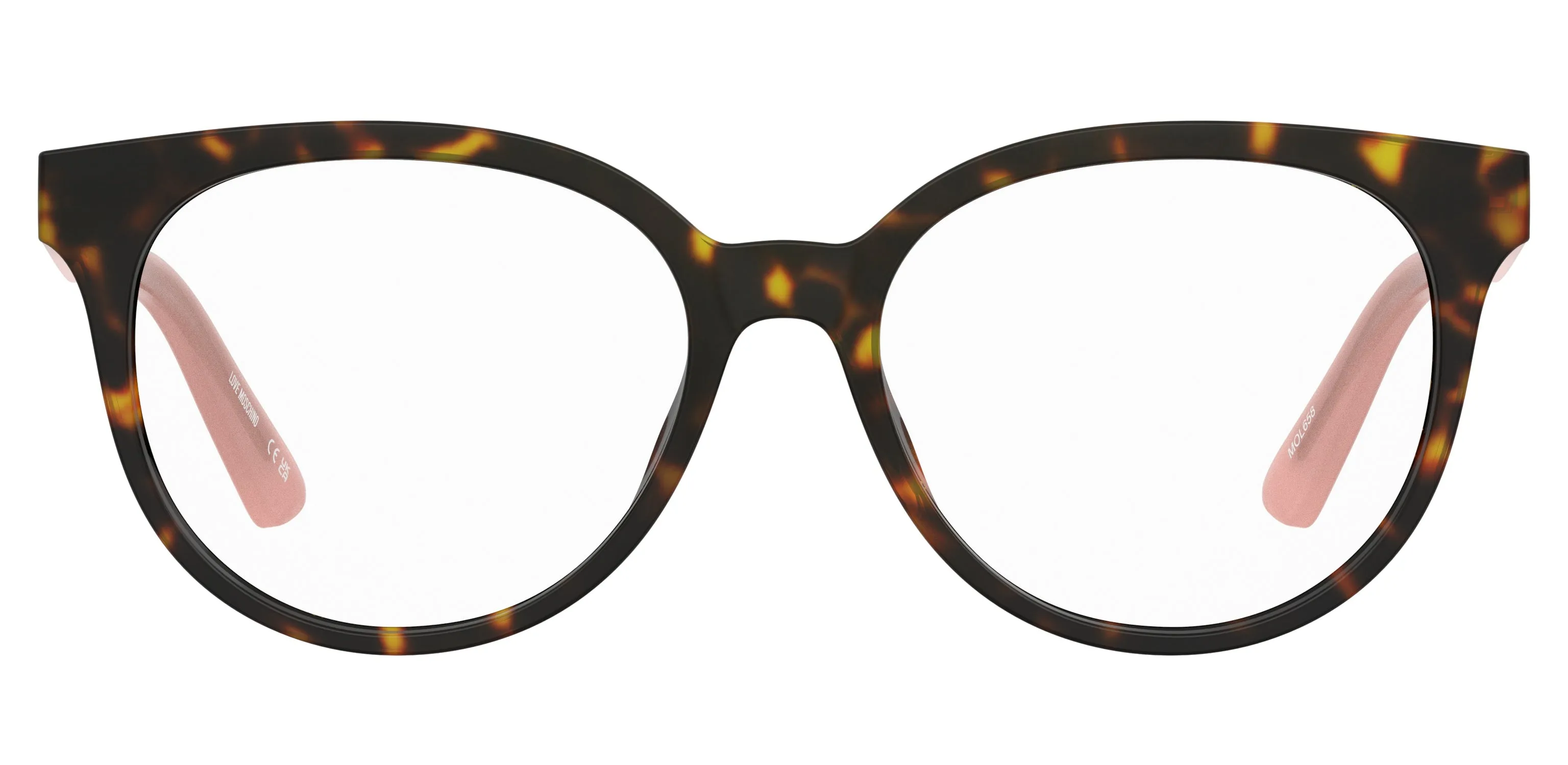 Moschino MOL658 086 Montature da vista Acetato Havana Squadrata Normale - immagine 2
