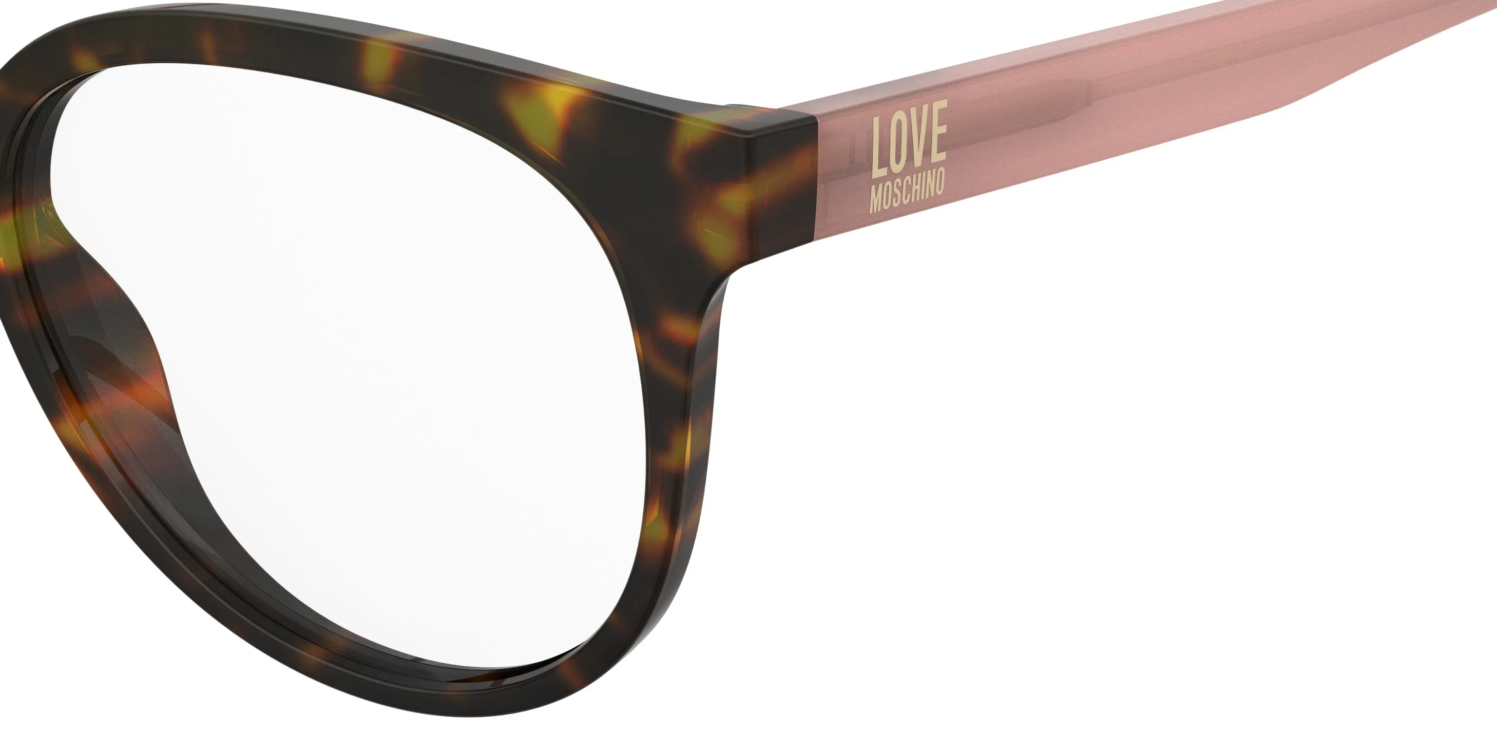 Moschino MOL658 086 Montature da vista Acetato Havana Squadrata Normale - immagine 3
