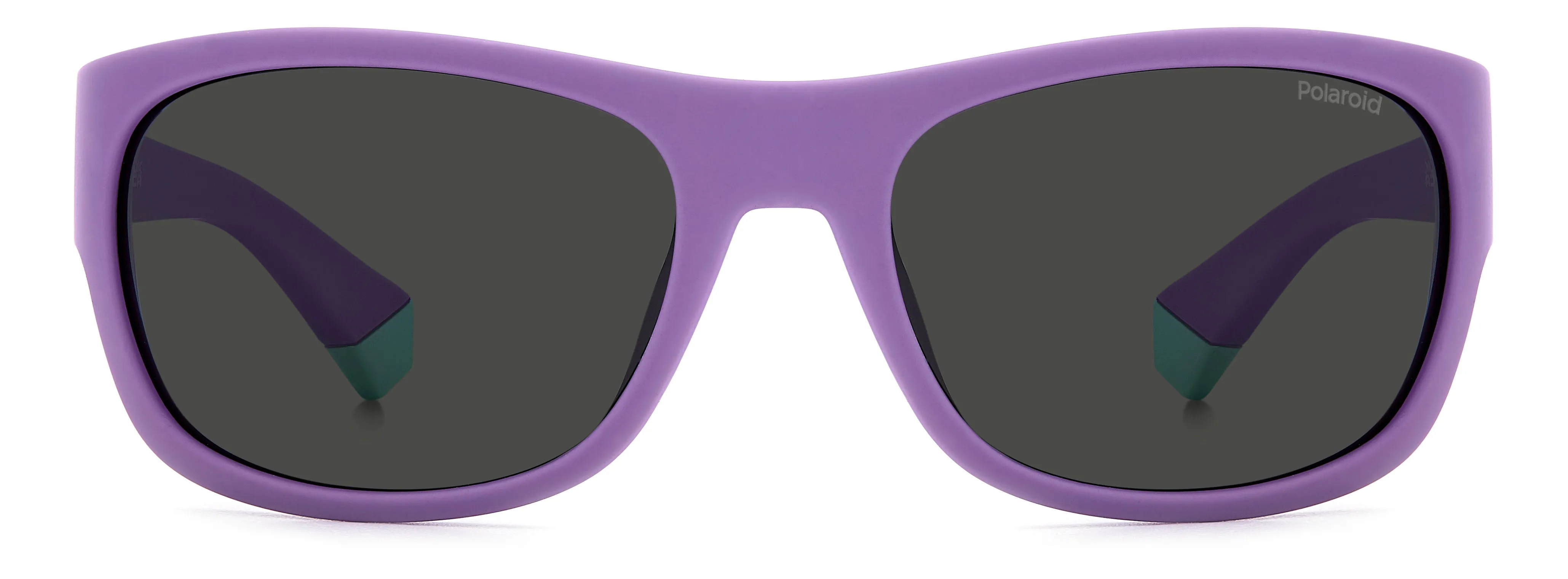 Polaroid Junior Polaroid PLD 8064/S B3V/M9 Occhiali da sole bambino Viola Grigio Squadrata Polarizzata - immagine 2