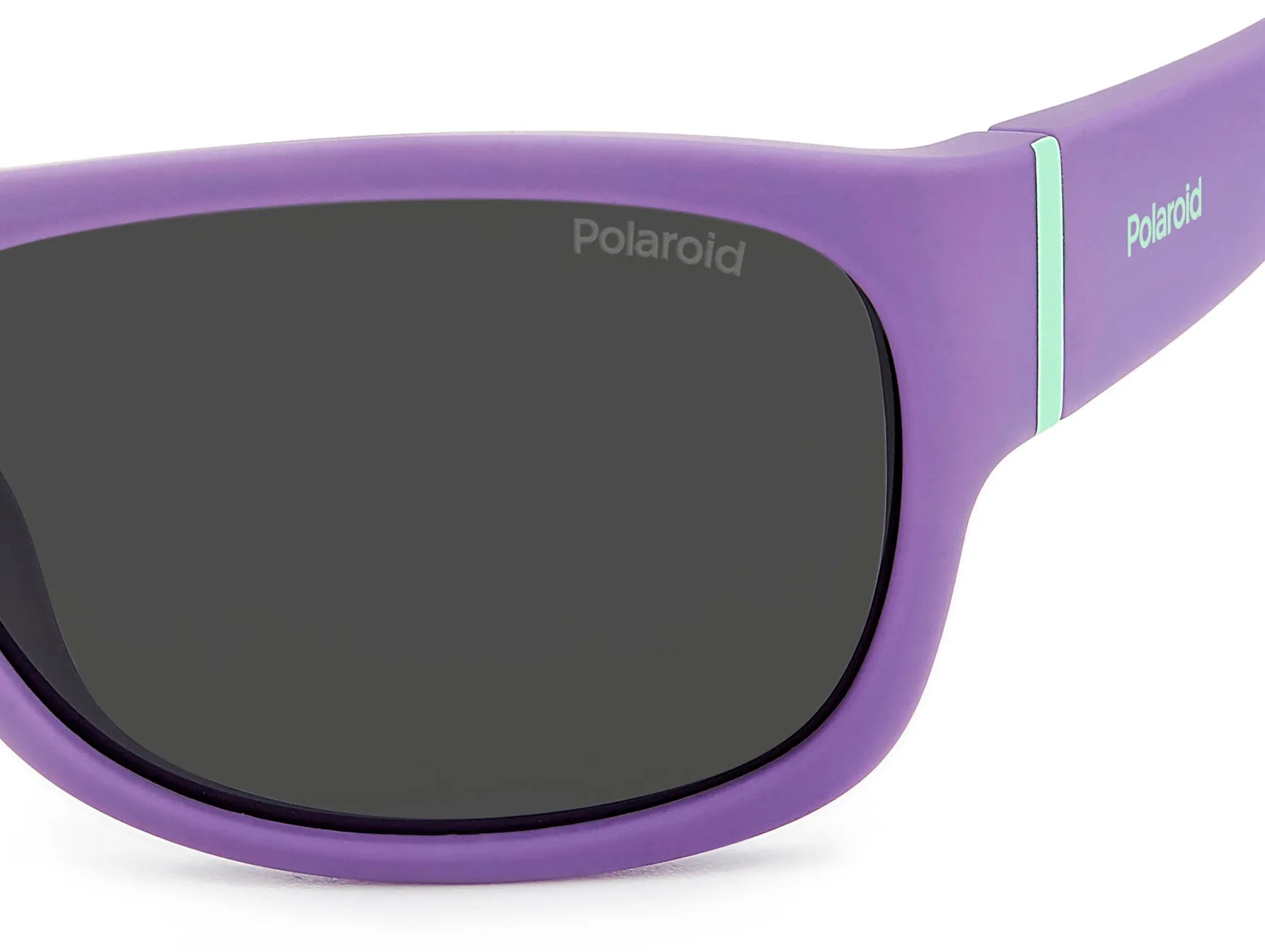 Polaroid Junior Polaroid PLD 8064/S B3V/M9 Occhiali da sole bambino Viola Grigio Squadrata Polarizzata - immagine 4