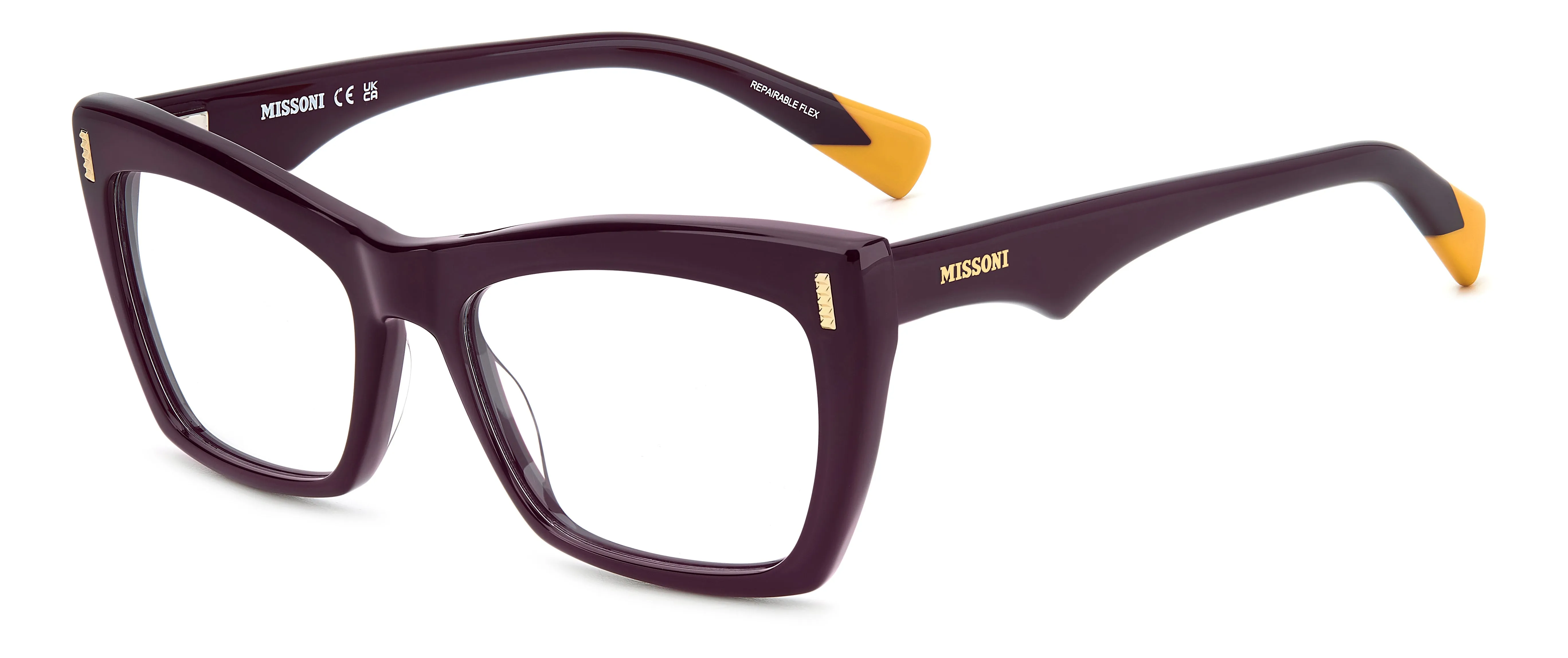 Missoni MIS 0207 0T7 Montature da vista Acetato Viola Squadrata Normale - immagine 1