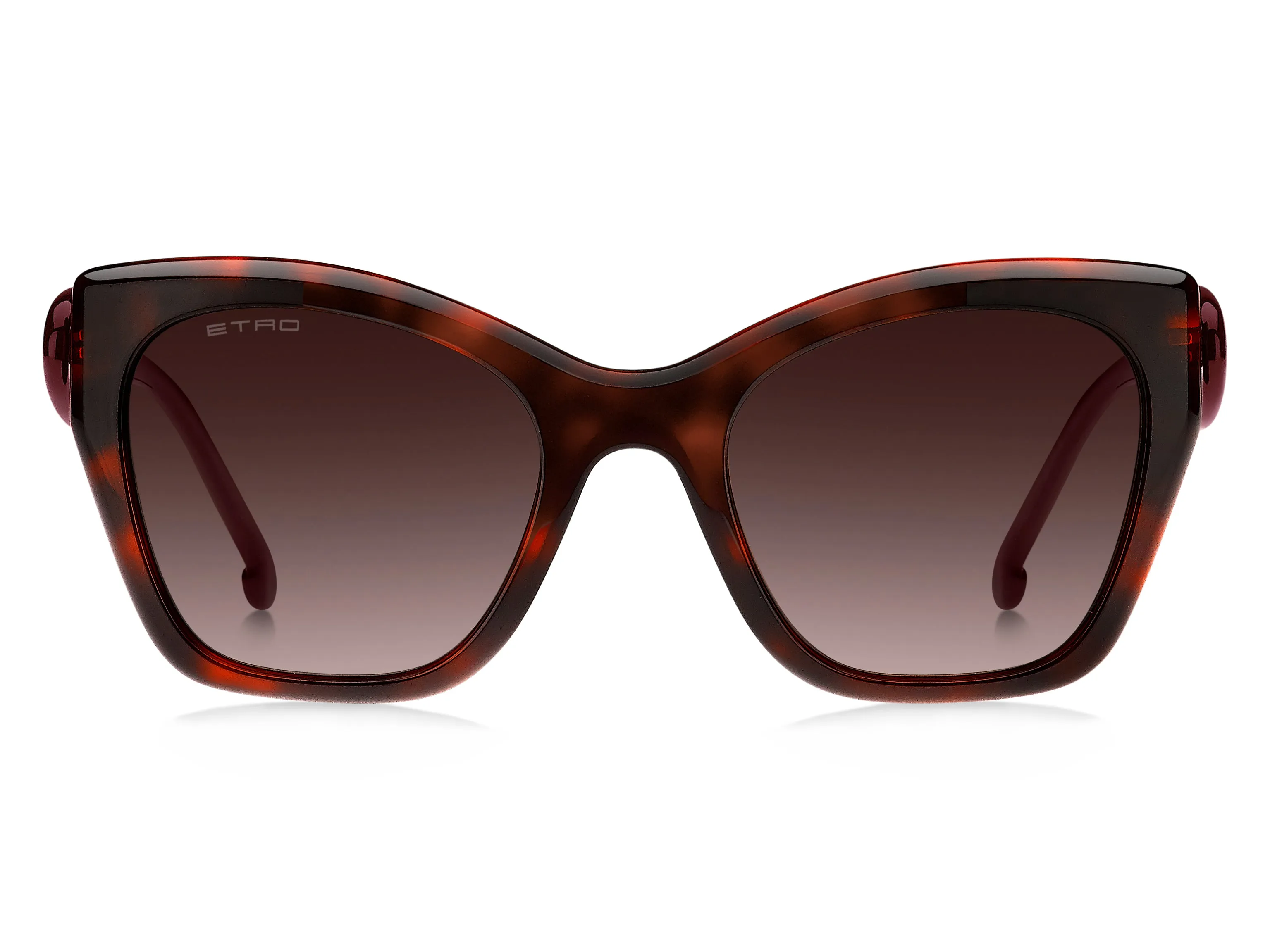 ETRO ETRO 0084/S 82U/HA Occhiali da sole Acetato Marrone Squadrata Normale Sfumato - immagine 2