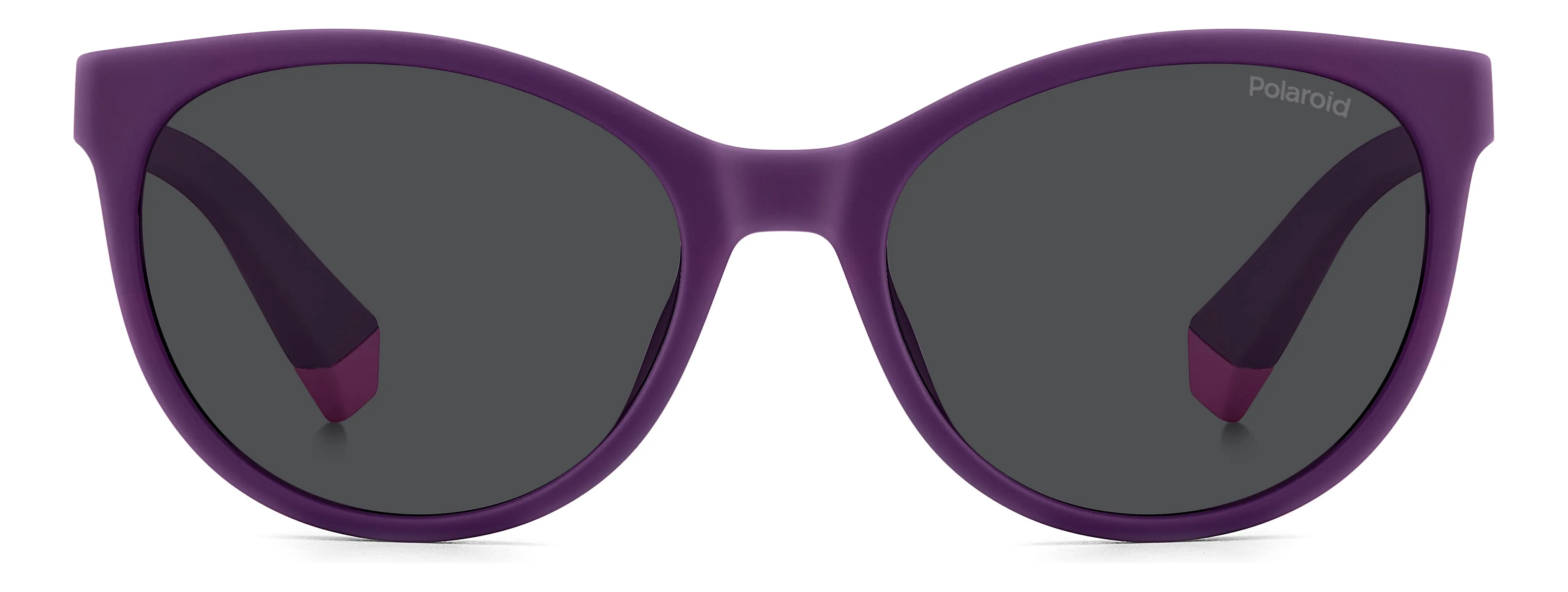 Polaroid Junior Polaroid PLD 8065/S B3V/M9 Occhiali da sole bambino Viola Grigio Cat Eye Polarizzata - immagine 2