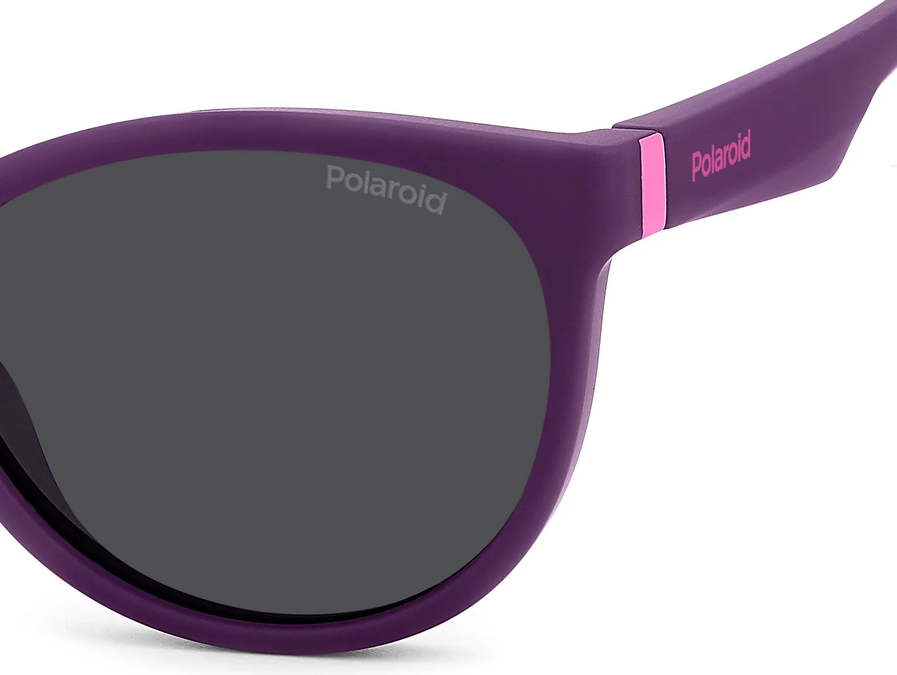 Polaroid Junior Polaroid PLD 8065/S B3V/M9 Occhiali da sole bambino Viola Grigio Cat Eye Polarizzata - immagine 4