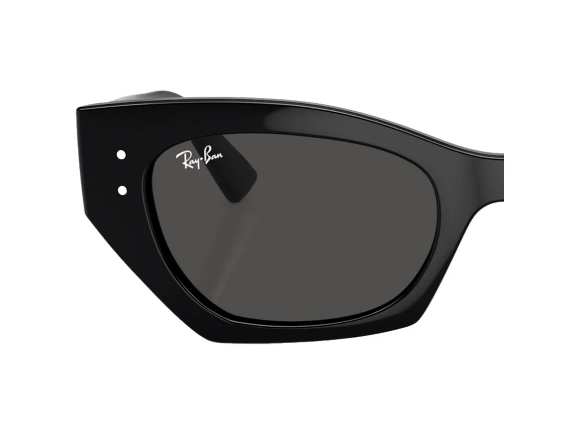 Ray - Ban Coppia di Lenti di ricambio Ray-Ban RB4430 Zena Lenti di ricambio Iniettato Grigio Geometrica Polarizzata - immagine 2