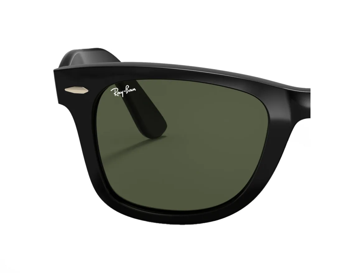 Ray - Ban Coppia di Lenti di ricambio Ray-Ban RB4340 Wayfarer Lenti di ricambio Iniettato Verde Squadrata - immagine 2