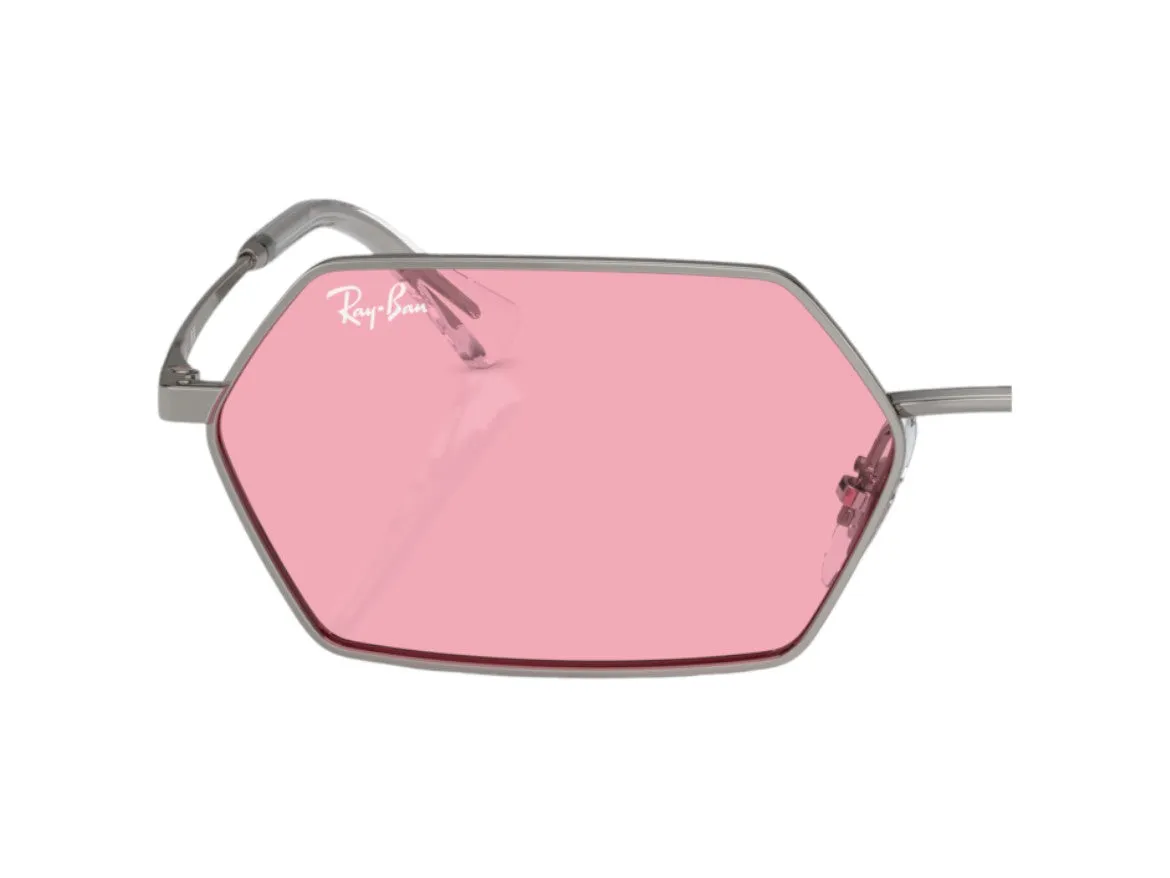 Ray - Ban Coppia di Lenti di ricambio Ray-Ban RB3728 Yevi Lenti di ricambio Metallo Rosa Geometrica - immagine 4