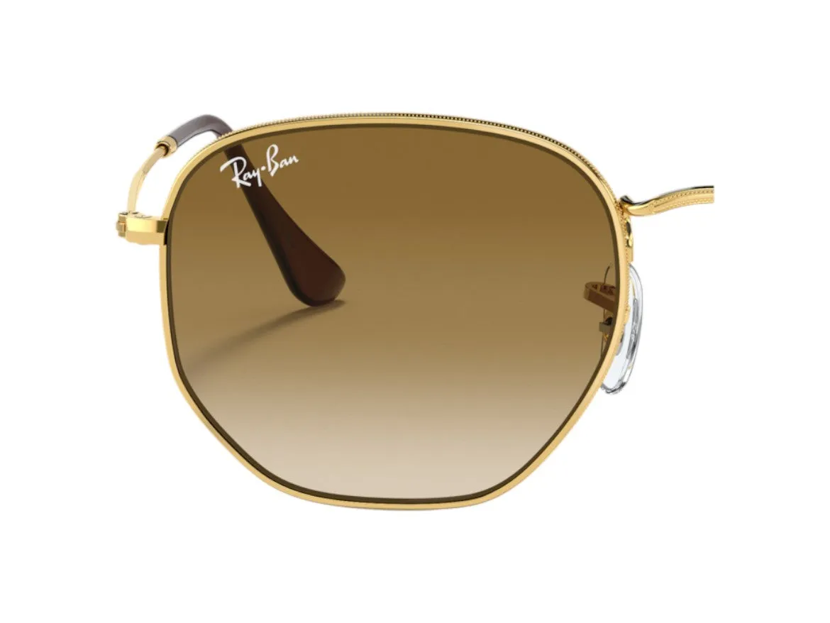 Ray - Ban Coppia di Lenti di ricambio Ray-Ban RB3548 Hexagonal Lenti di ricambio Metallo Grigio Geometrica Sfumato - immagine 2