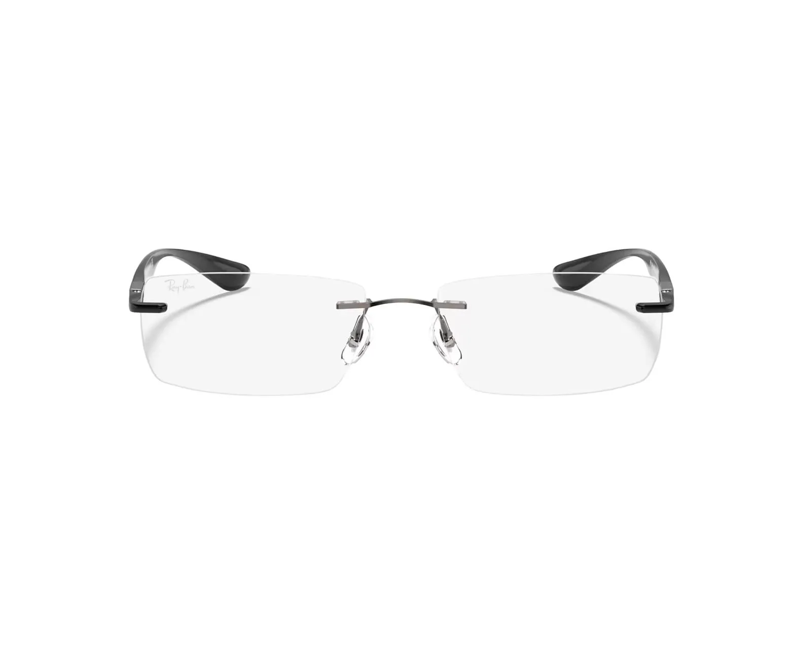 Ray - Ban RX8724 1000 Montature da vista Titanio Canna di fucile Trasparente Squadrata Normale - immagine 3