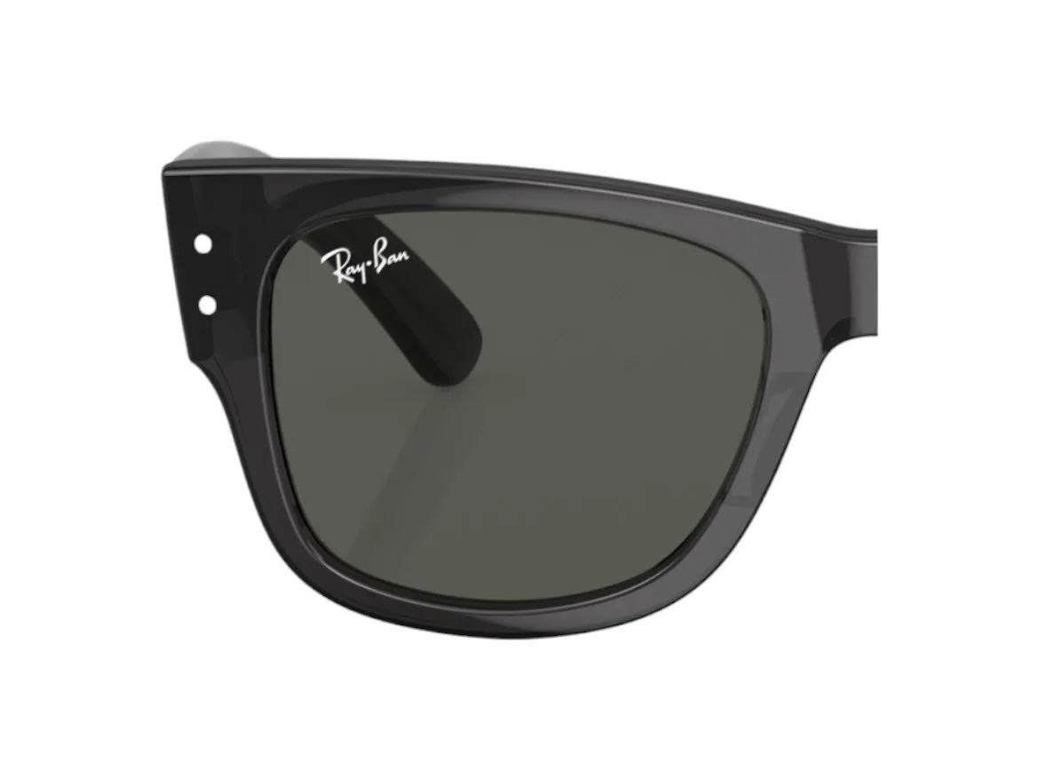 Ray - Ban Coppia di Lenti di ricambio Ray-Ban RB0840S Mega wayfarer Lenti di ricambio Propionato Verde Squadrata - immagine 2